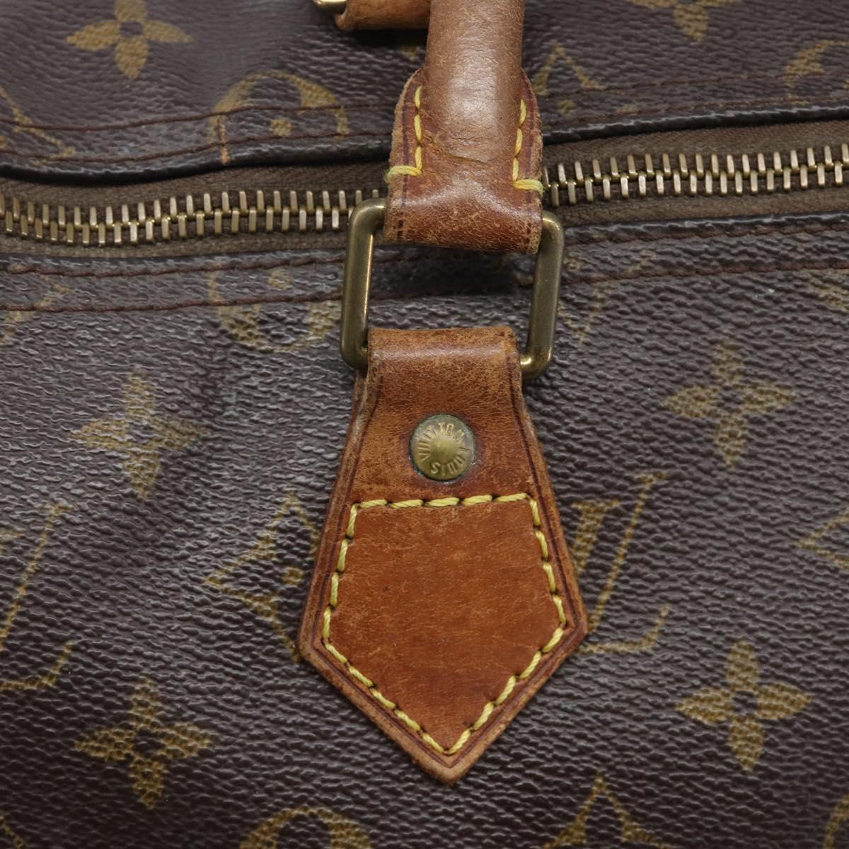 LOUIS VUITTON Monogram Speedy 35 Hand Bag M41524 LV Auth 200670