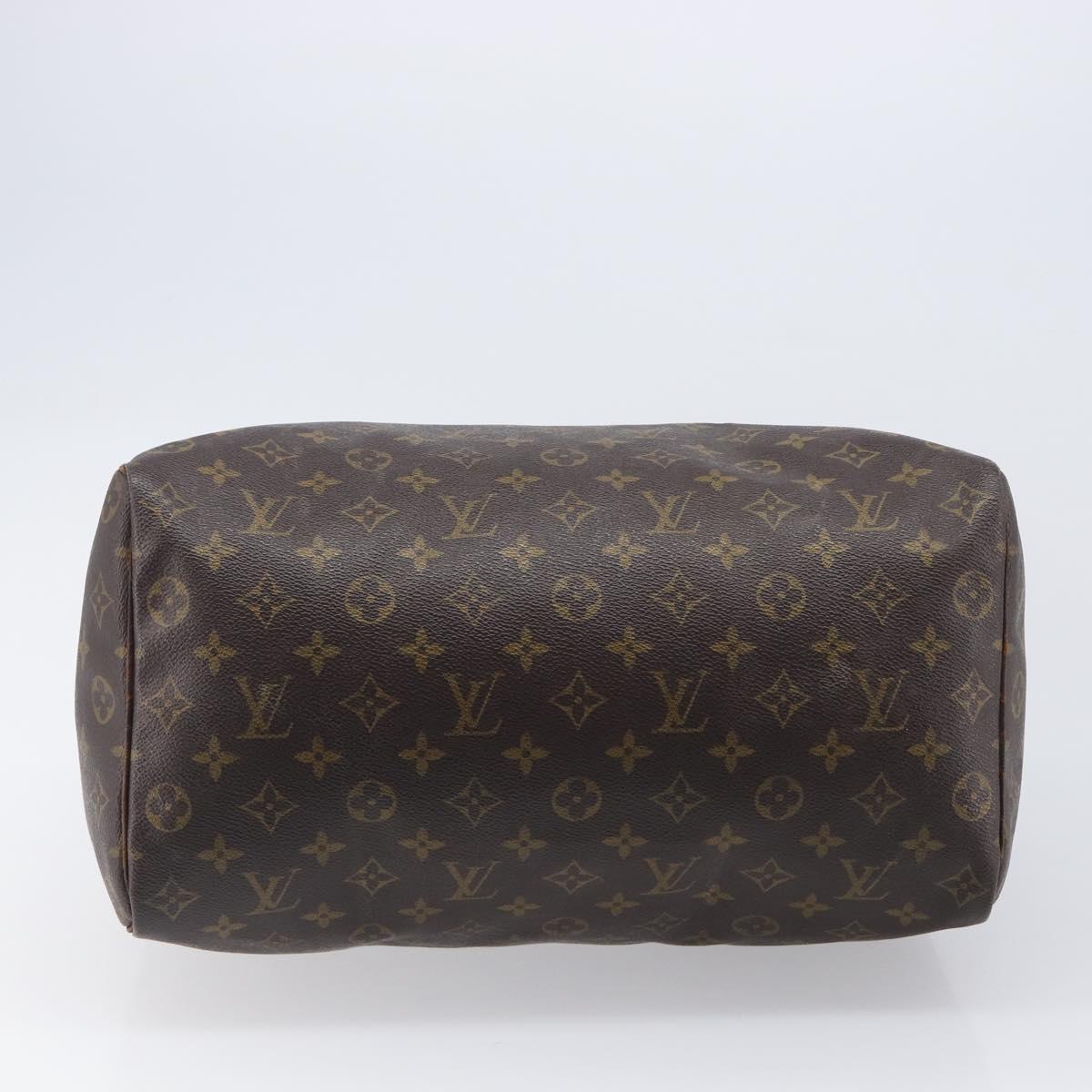 LOUIS VUITTON Monogram Speedy 35 Hand Bag M41524 LV Auth 200670