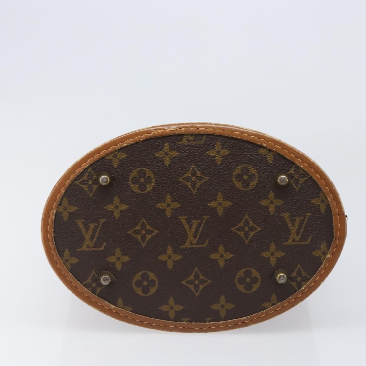 LOUIS VUITTON Monogram Bucket PM Shoulder Bag USA limited M42238 LV Auth 200671
