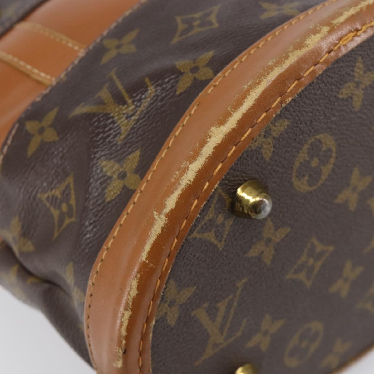 LOUIS VUITTON Monogram Bucket PM Shoulder Bag USA limited M42238 LV Auth 200671