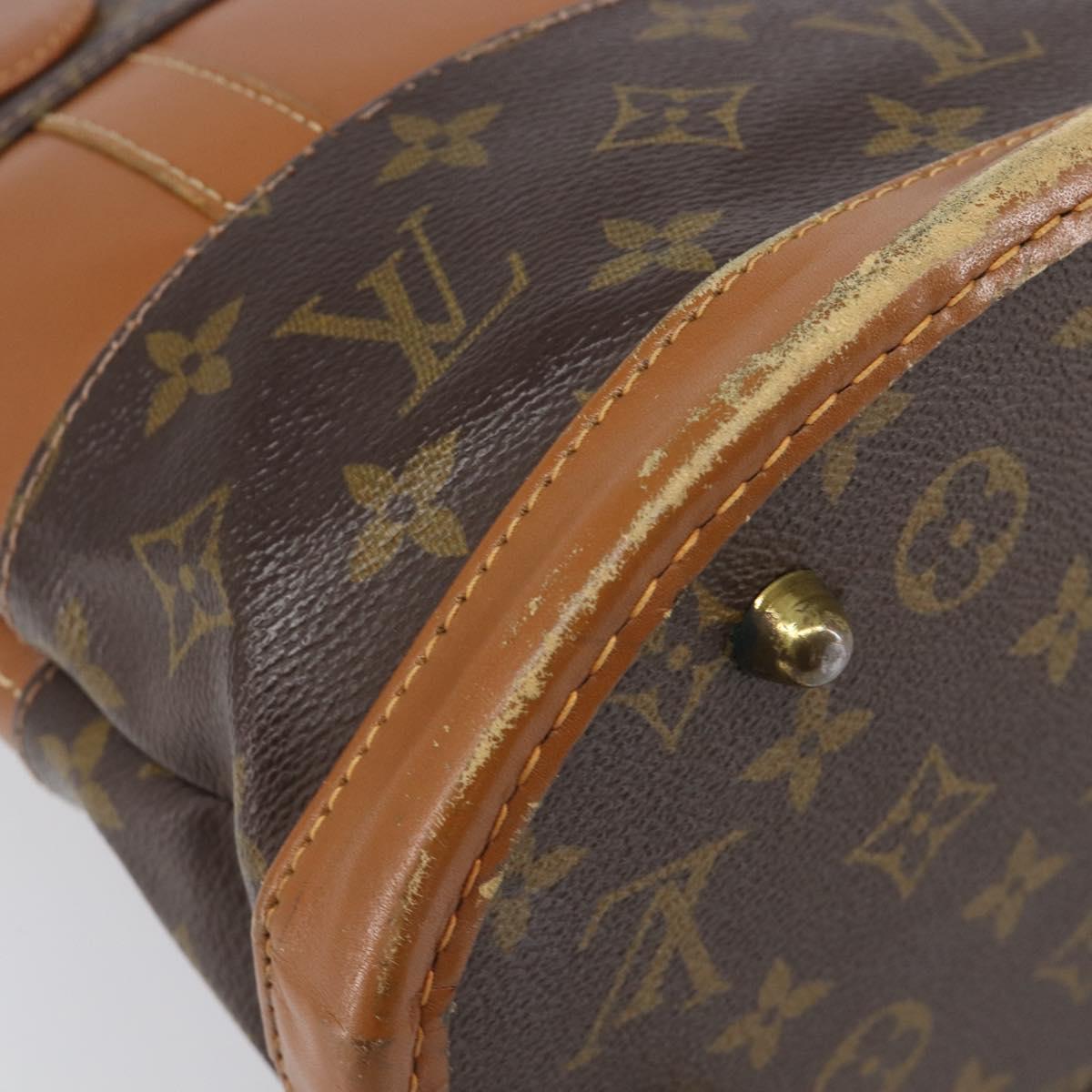 LOUIS VUITTON Monogram Bucket PM Shoulder Bag USA limited M42238 LV Auth 200671