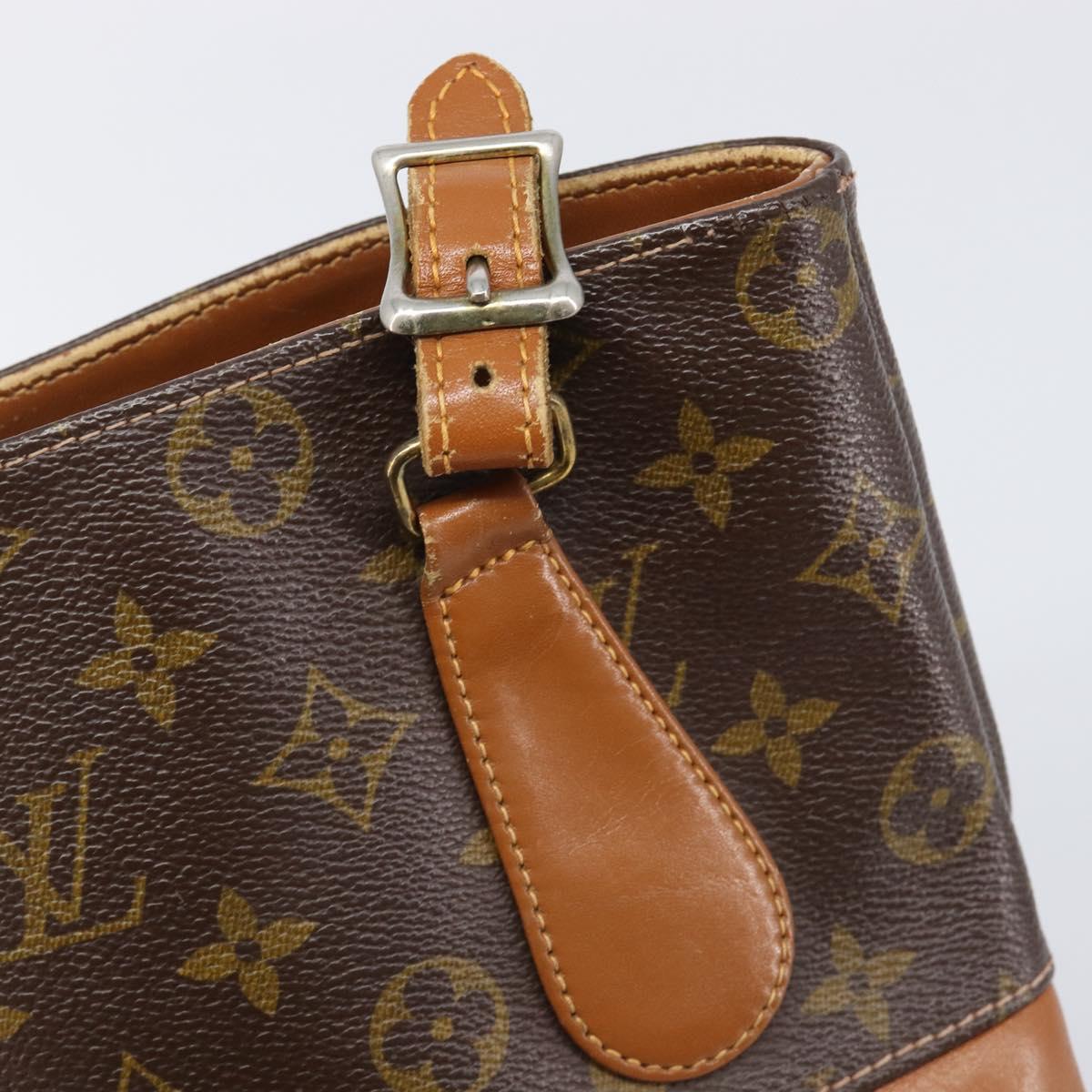 LOUIS VUITTON Monogram Bucket PM Shoulder Bag USA limited M42238 LV Auth 200671