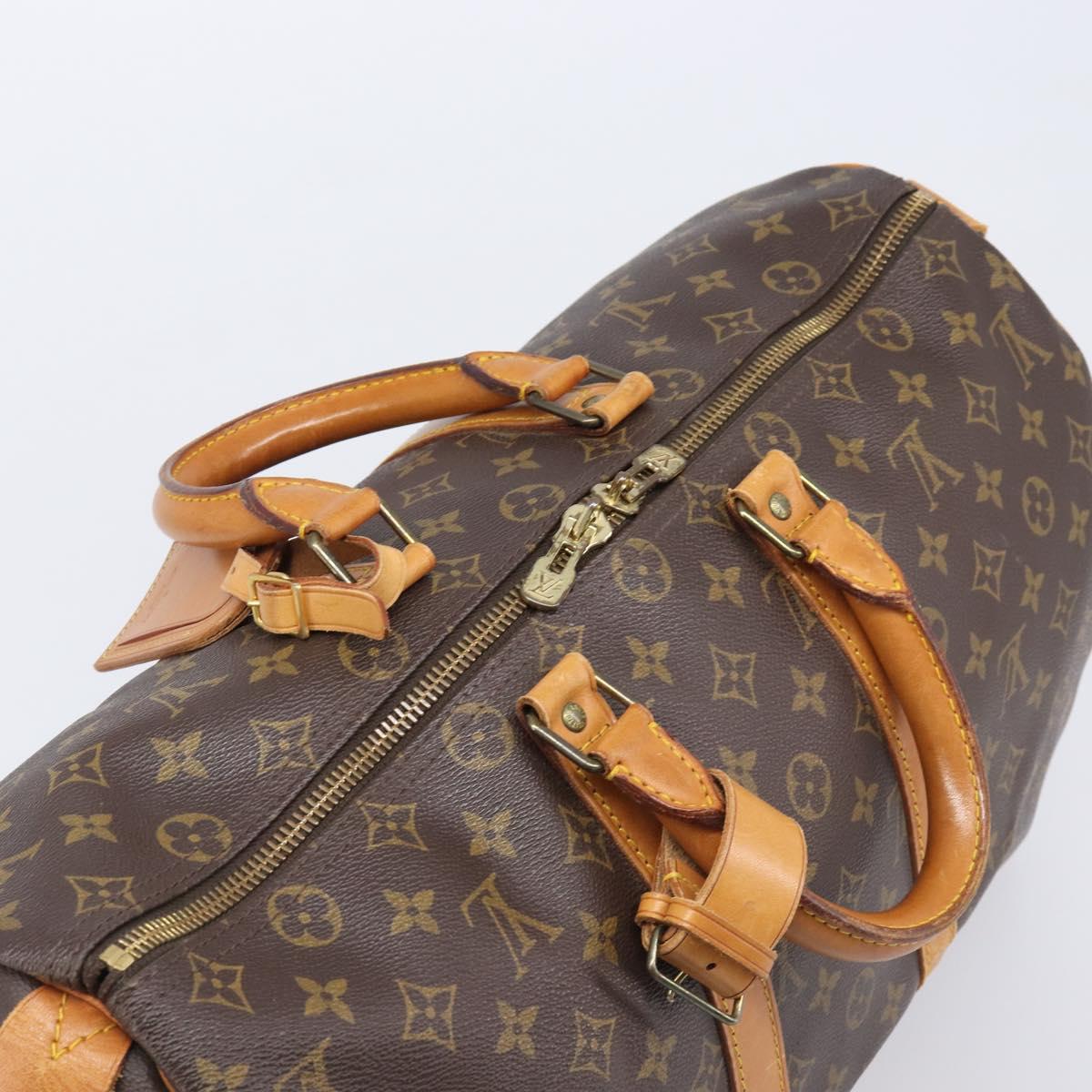LOUIS VUITTON Monogram Keepall 45 Boston Bag M41428 LV Auth 200672A