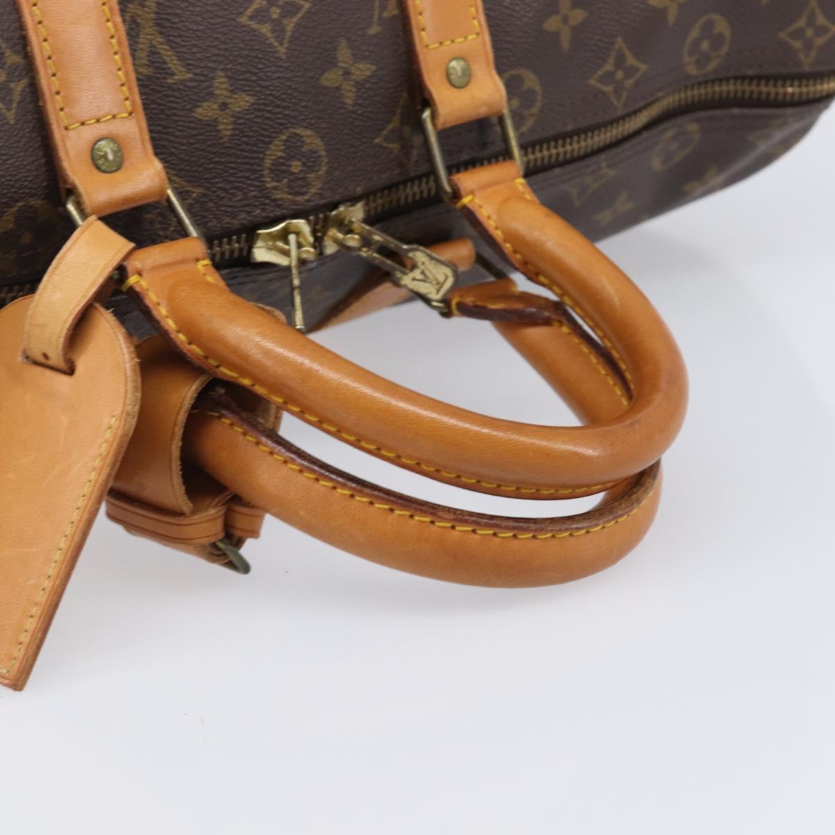LOUIS VUITTON Monogram Keepall 45 Boston Bag M41428 LV Auth 200672A
