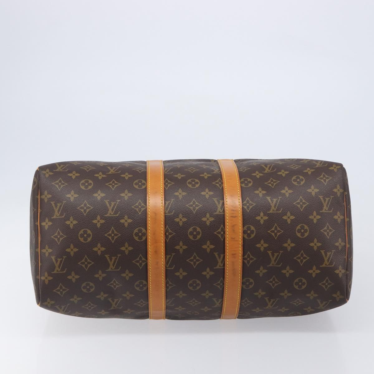 LOUIS VUITTON Monogram Keepall 45 Boston Bag M41428 LV Auth 200672A