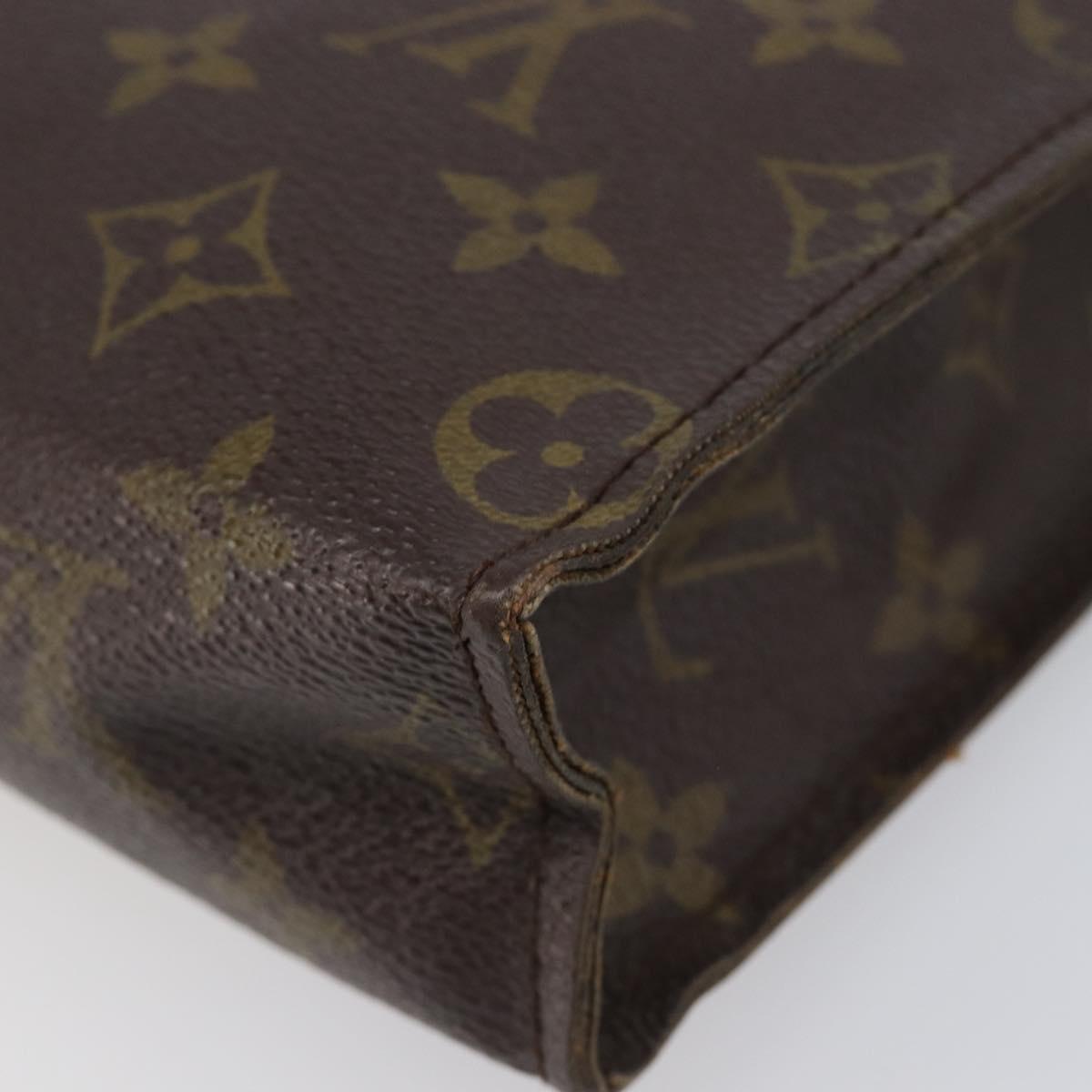 LOUIS VUITTON Monogram Poche Toilette 26 Pouch M47542 LV Auth 200678