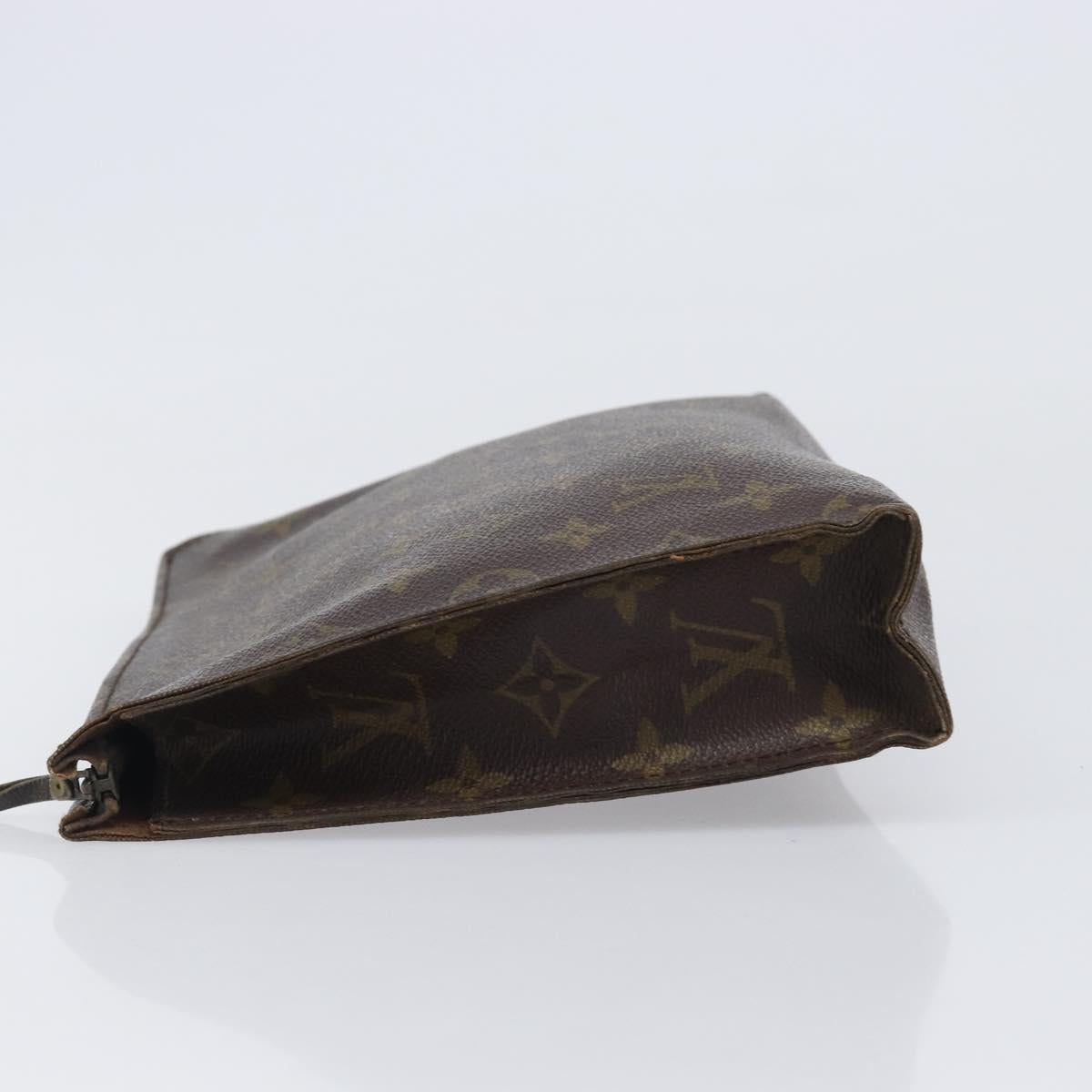 LOUIS VUITTON Monogram Poche Toilette 26 Pouch M47542 LV Auth 200678