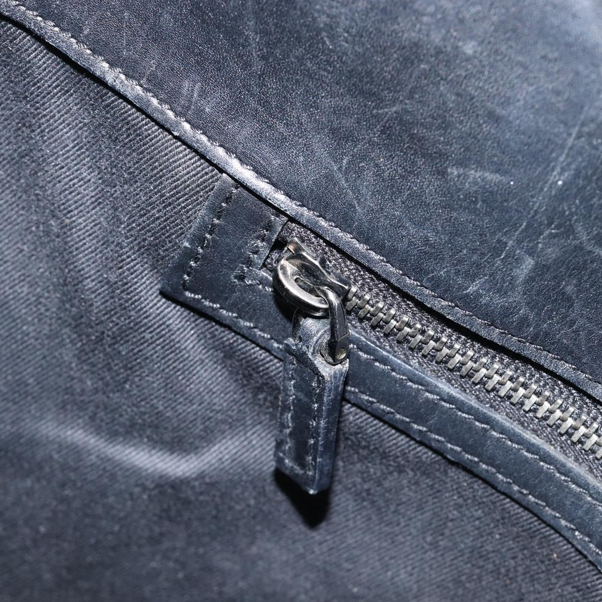 GUCCI GG Canvas Tote Bag Black Silver 107757 Auth 200686