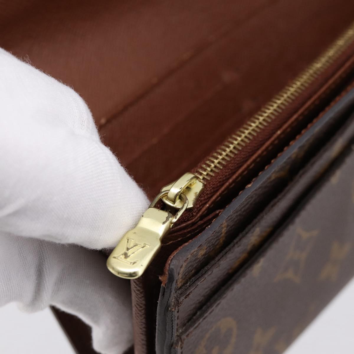 LOUIS VUITTON Monogram Portefeuille Sarah Long Wallet M60531 LV Auth 200688V