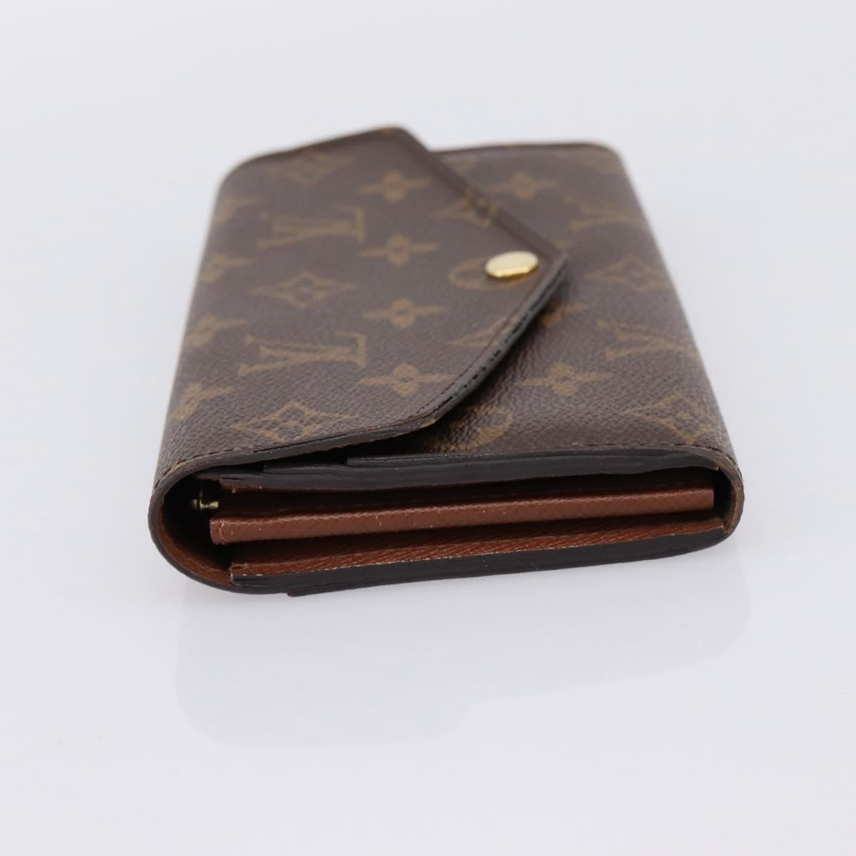 LOUIS VUITTON Monogram Portefeuille Sarah Long Wallet M60531 LV Auth 200688V
