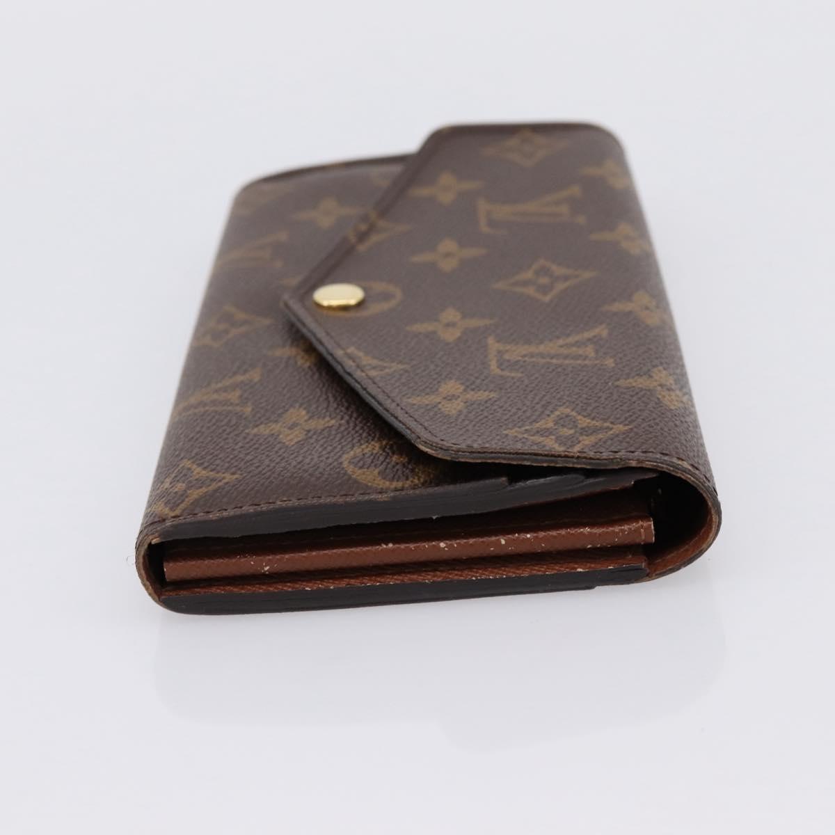 LOUIS VUITTON Monogram Portefeuille Sarah Long Wallet M60531 LV Auth 200688V