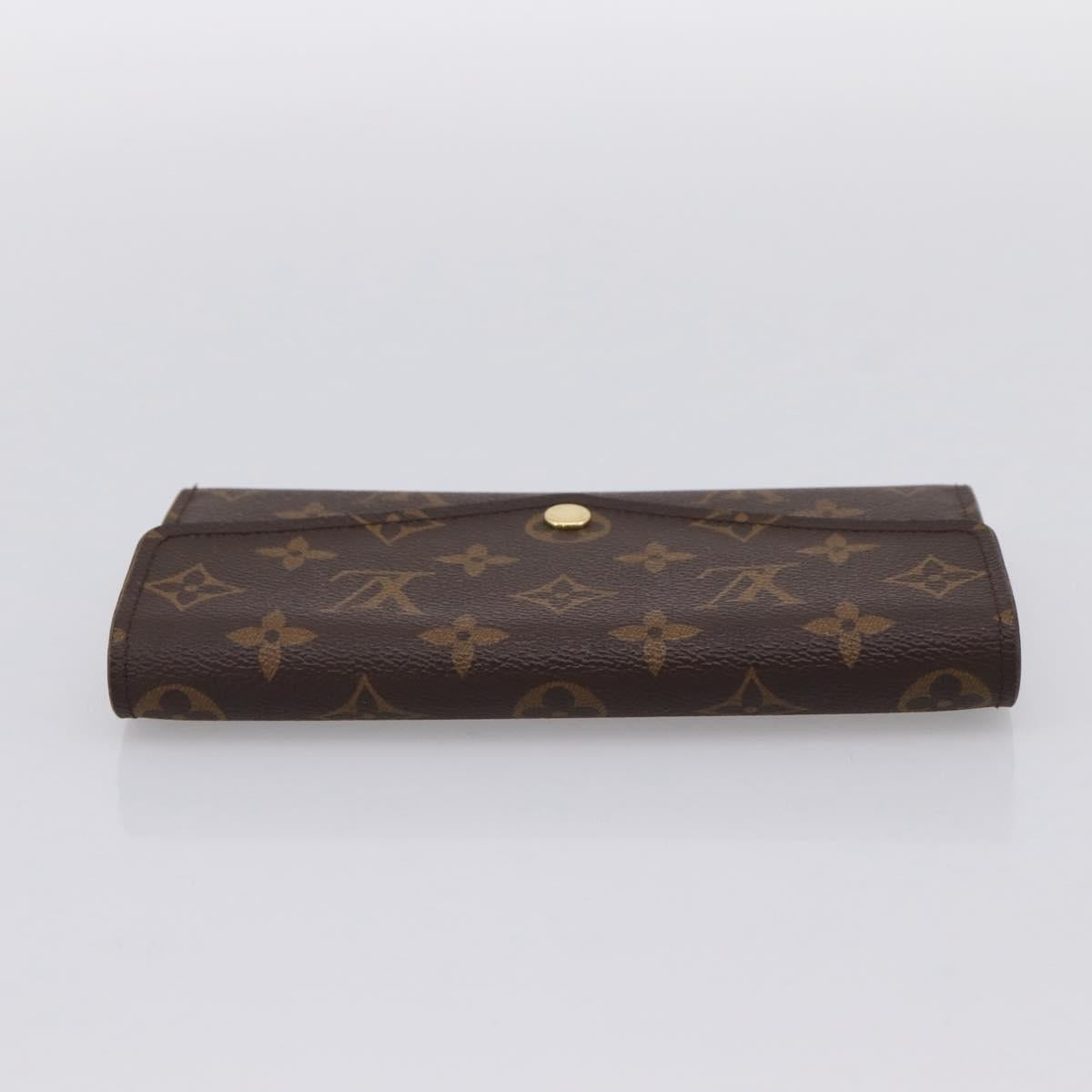 LOUIS VUITTON Monogram Portefeuille Sarah Long Wallet M60531 LV Auth 200688V