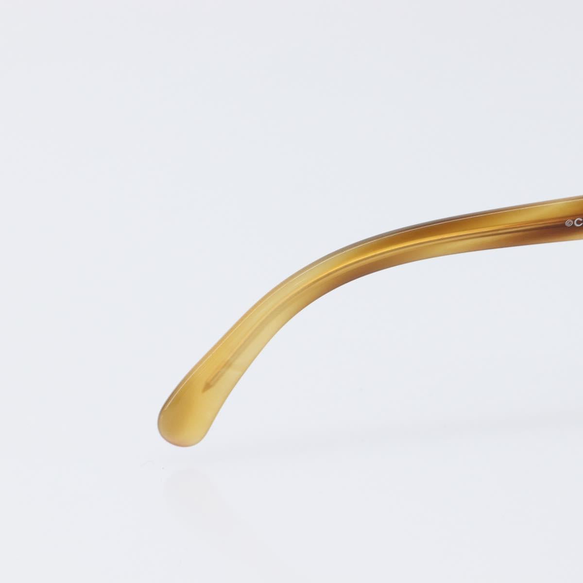 CHANEL Sunglasses plastic Beige CC Auth 200690A