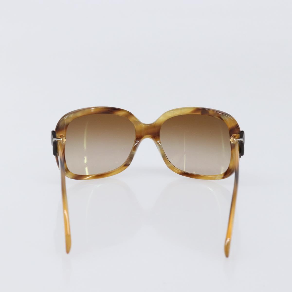 CHANEL Sunglasses plastic Beige CC Auth 200690A