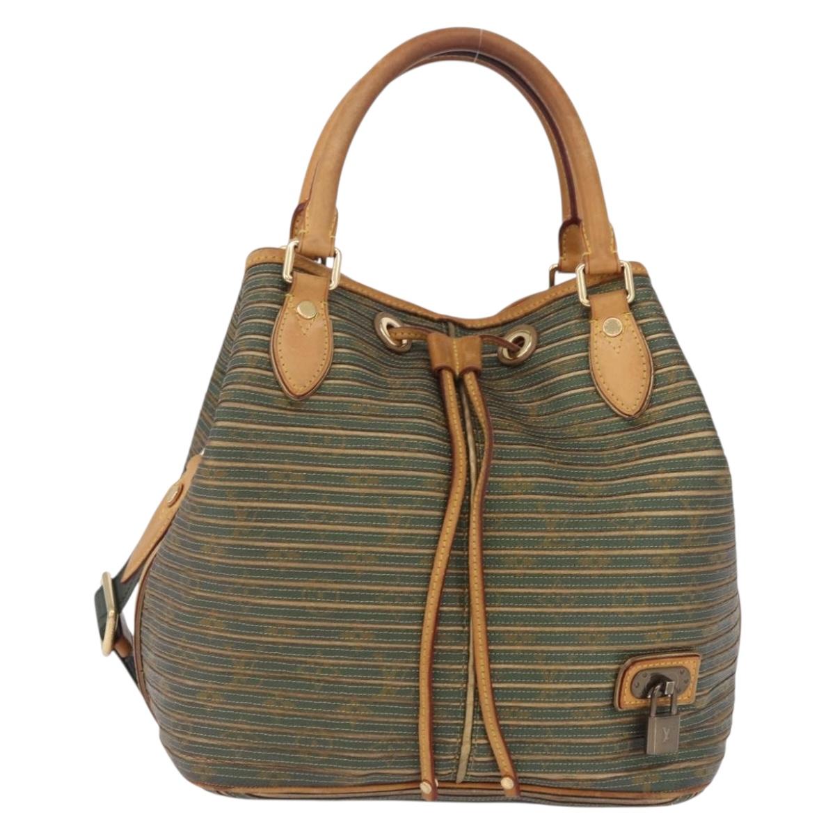 LOUIS VUITTON Monogram Eden Neo Hand Bag 2way Khaki M40356 LV Auth 200708M