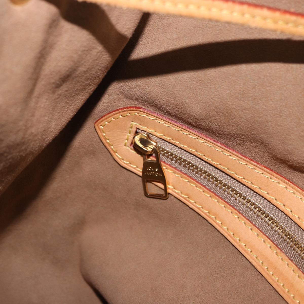 LOUIS VUITTON Monogram Eden Neo Hand Bag 2way Khaki M40356 LV Auth 200708M