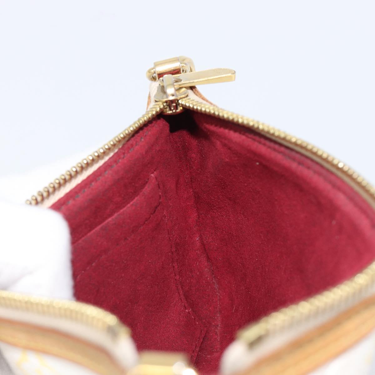 LOUIS VUITTON Monogram Multicolor Pochette Mira MM White M60096 LV Auth 200712V