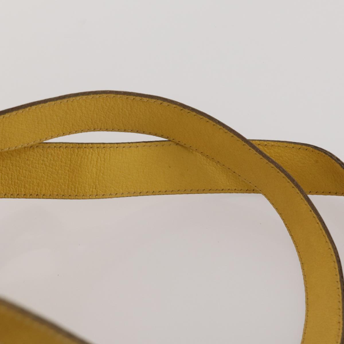 GUCCI Bamboo Backpack Suede Yellow Gold 003 58 0016 Auth 200716A
