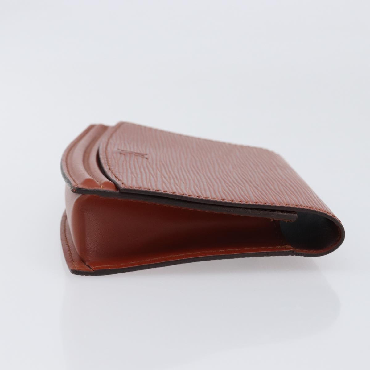 LOUIS VUITTON Epi Tilsitt Pouch Brown M52603 LV Auth 200717