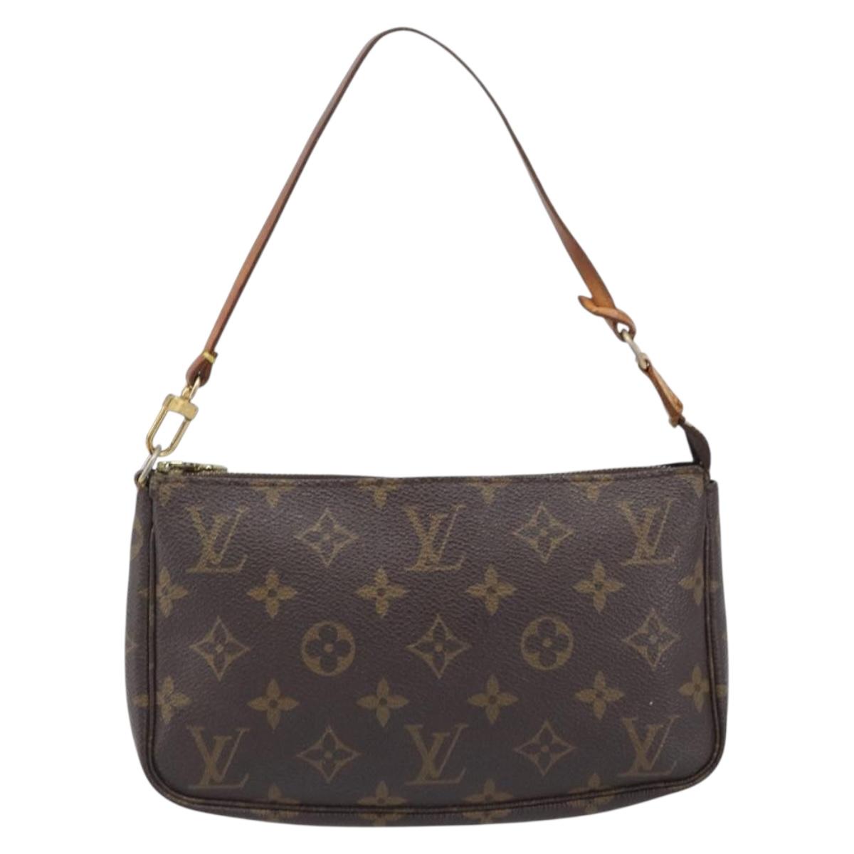 LOUIS VUITTON Monogram Pochette Accessoires Pouch M51980 LV Auth 200720A