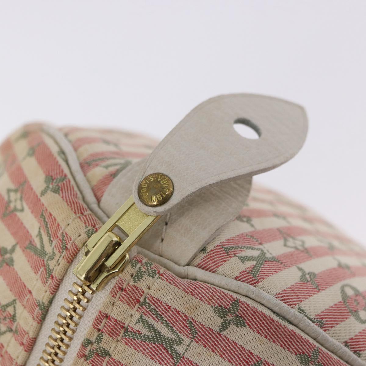 LOUIS VUITTON Mini Lin Croisette Speedy 30 Hand Bag Pink M95501 LV Auth 200729A