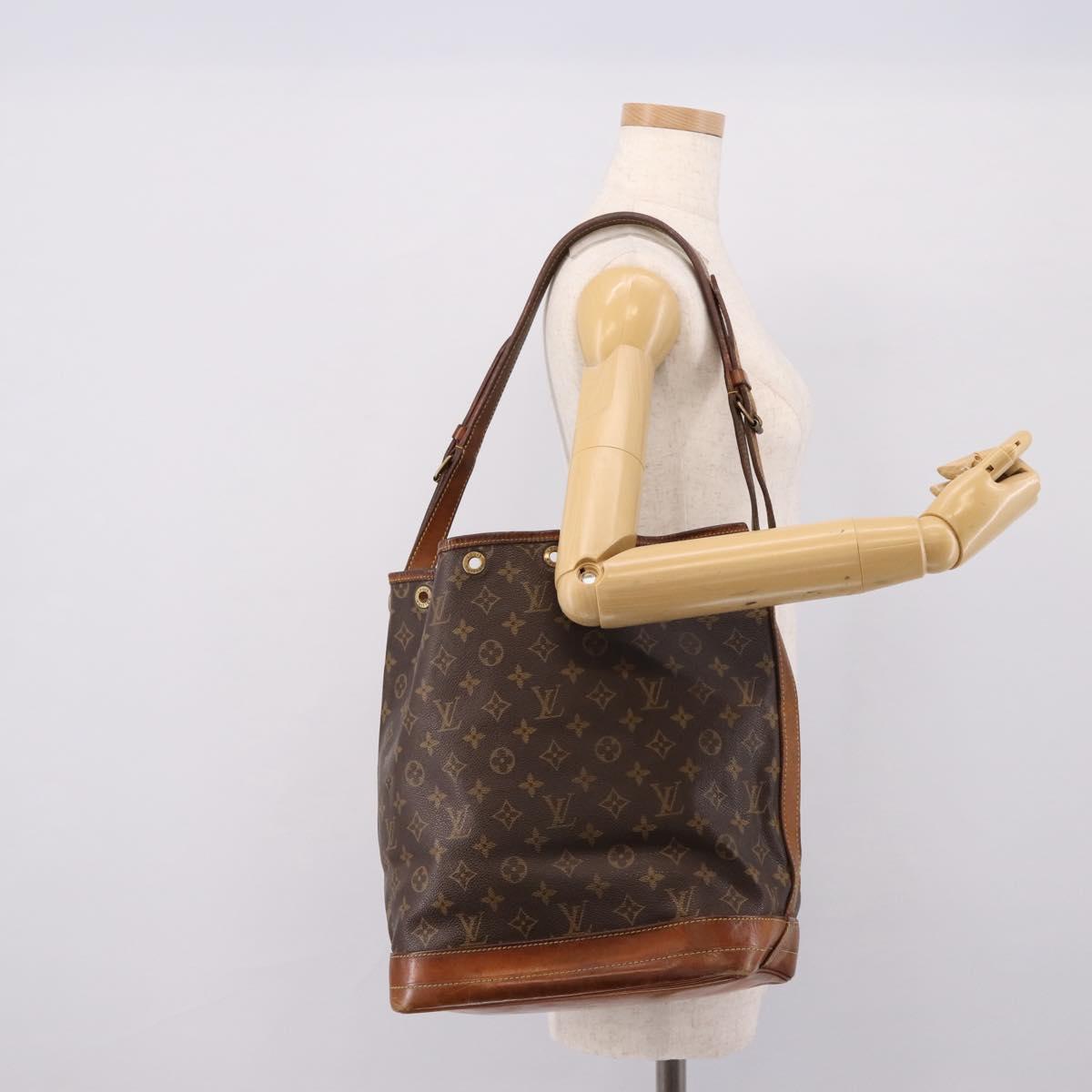 LOUIS VUITTON Monogram Noe Shoulder Bag M42224 LV Auth 200730