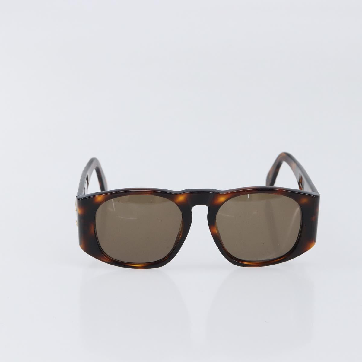 CHANEL Tortoise Pattern Sunglasses plastic Brown CC Auth 200736M