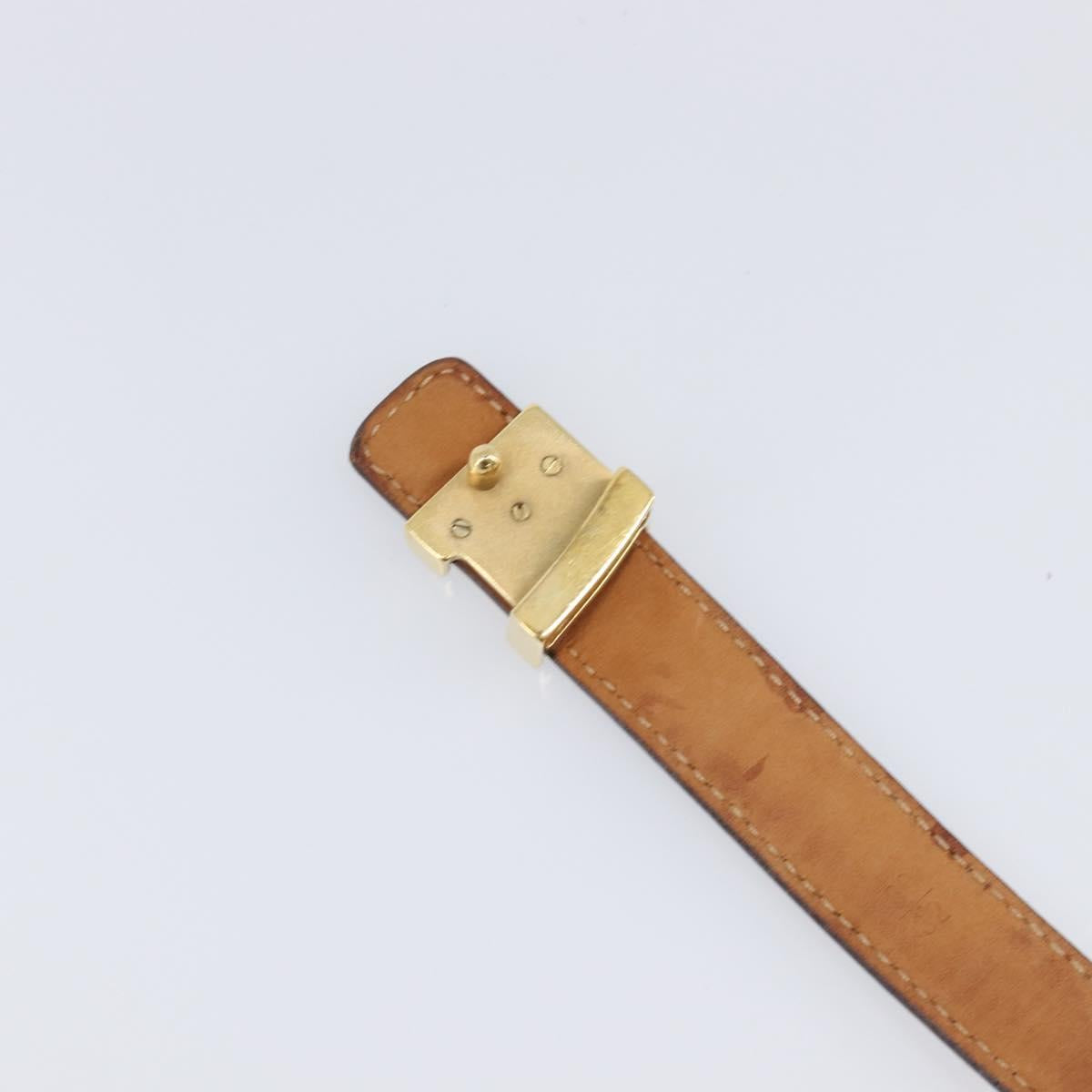 LOUIS VUITTON Monogram Ceinture LV Initials Belt LV Auth 200740