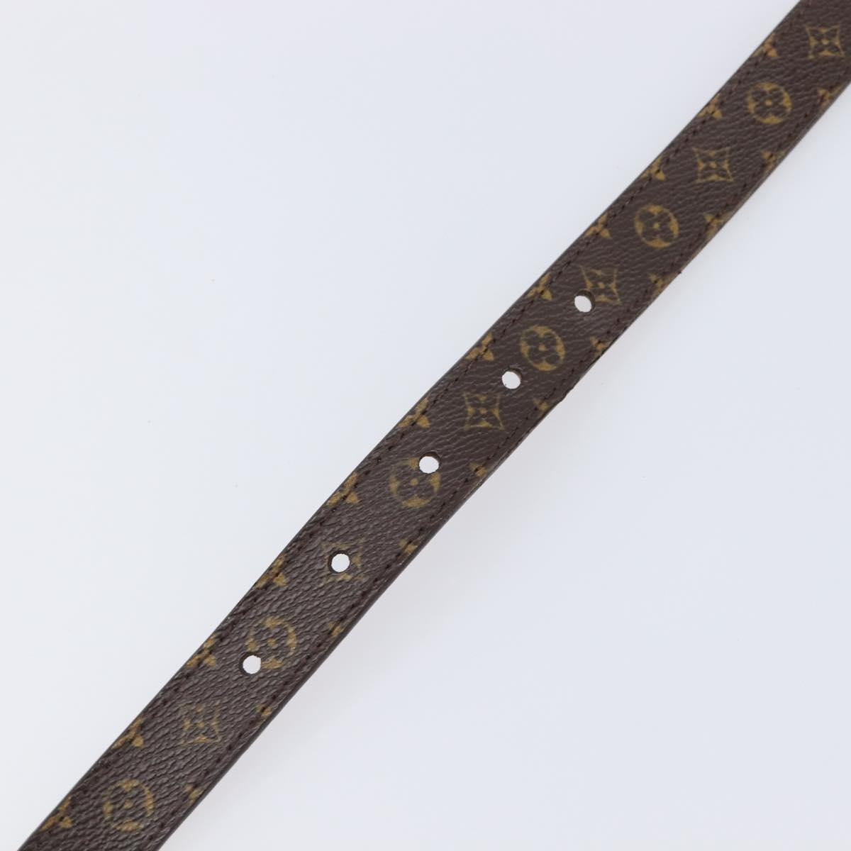 LOUIS VUITTON Monogram Ceinture LV Initials Belt LV Auth 200740