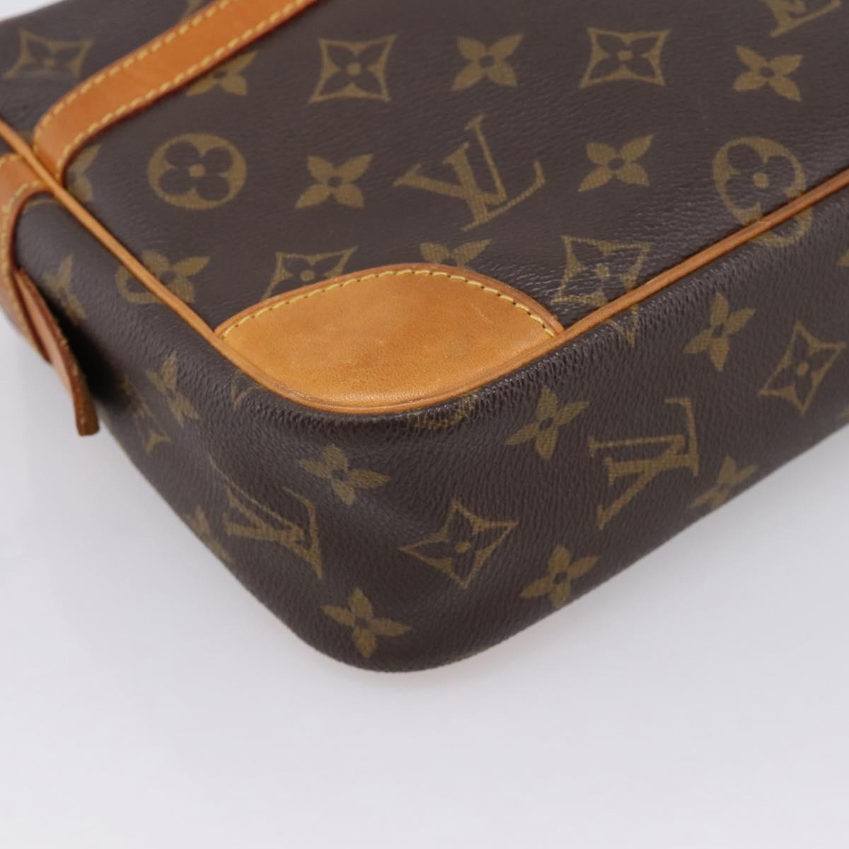 LOUIS VUITTON Monogram Compiegne 28 Clutch Bag M51845 LV Auth 200743