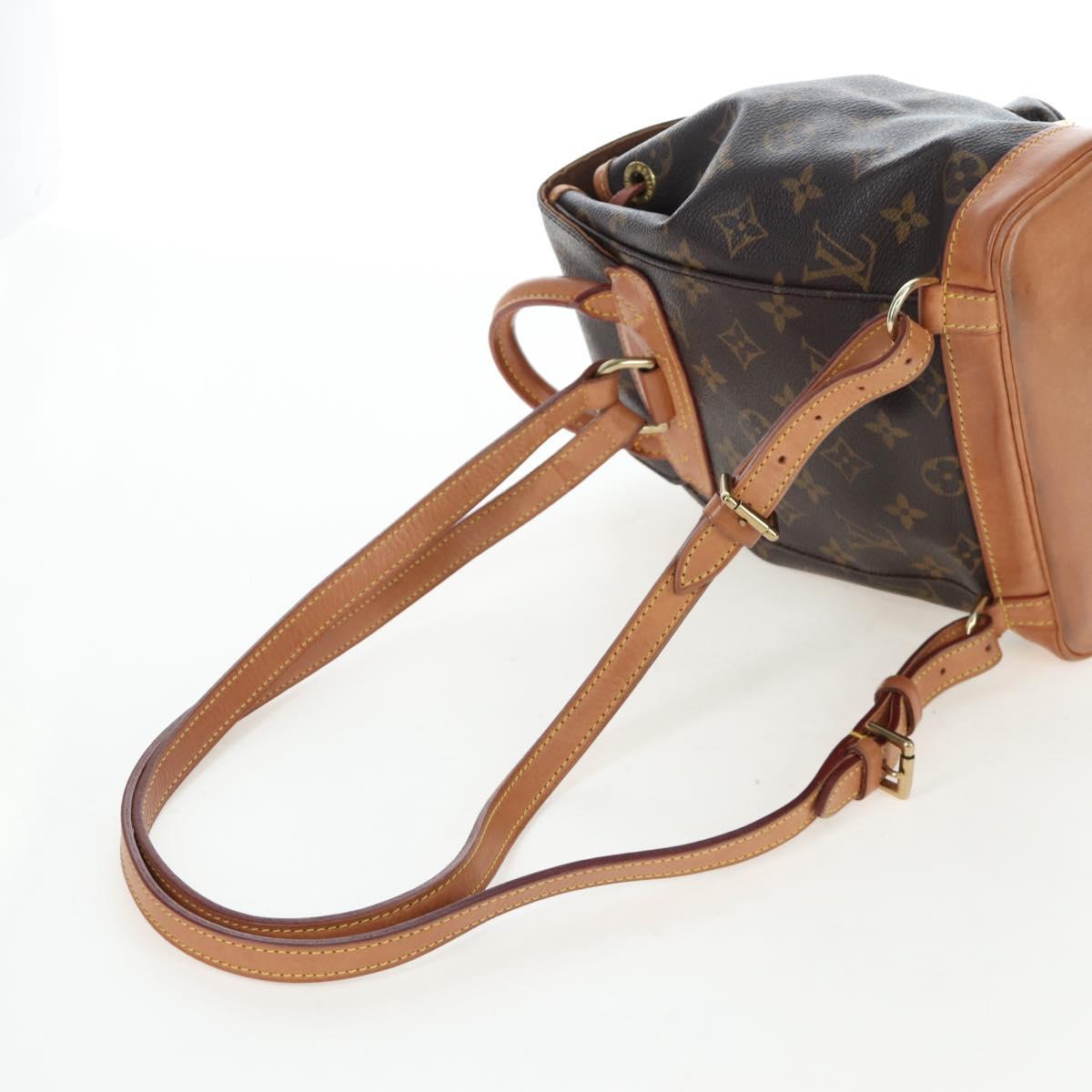 LOUIS VUITTON Monogram Montsouris PM Backpack M51137 LV Auth 200756V