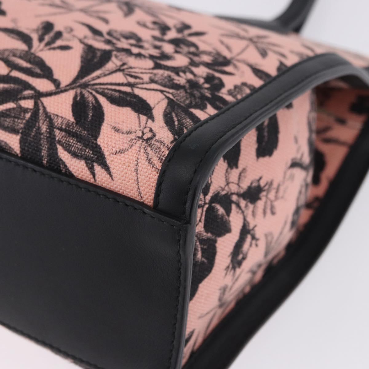 GUCCI Tote Bag Canvas Pink Gold 432684 Auth 200772V