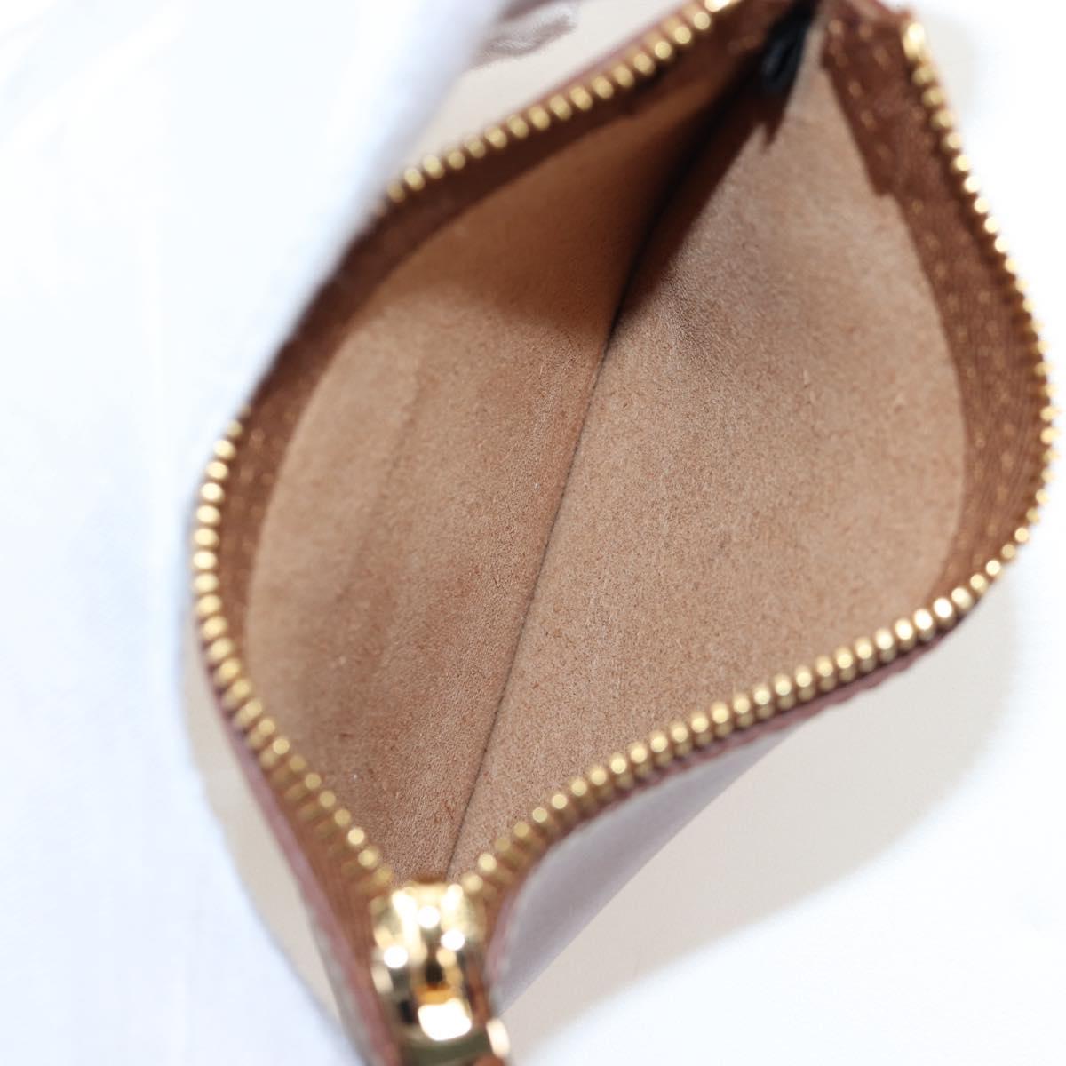 Miu Miu Ivy Hand Bag Canvas 2way Beige Gold Auth 200777SAM