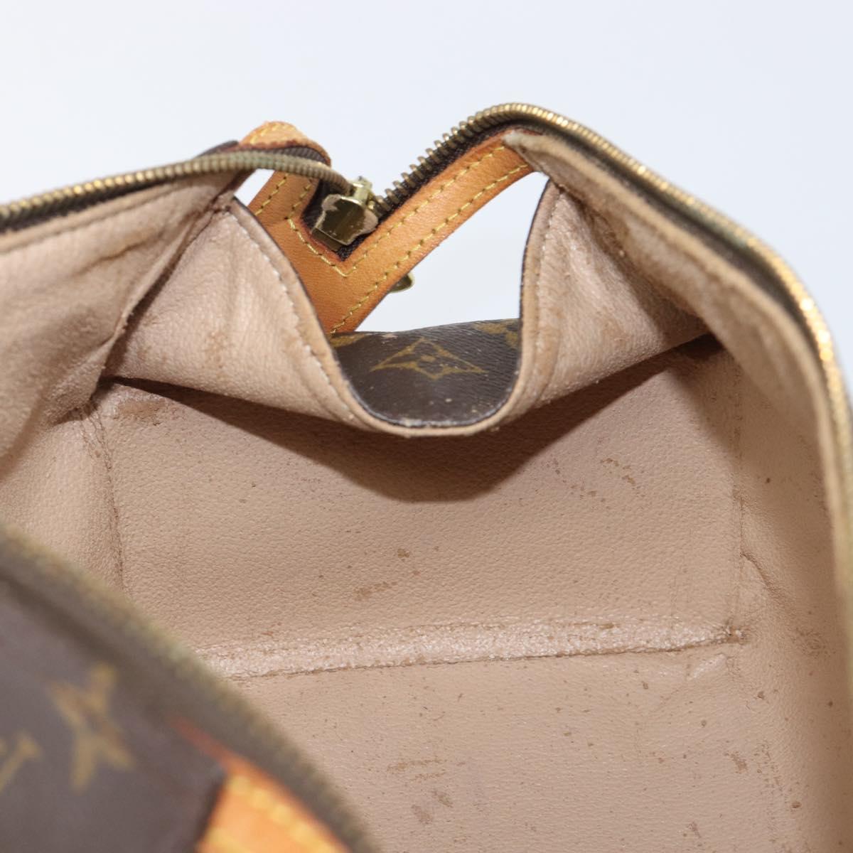 LOUIS VUITTON Monogram Trousse Pad Pression Cosmetic Pouch M47636 LV Auth 200800