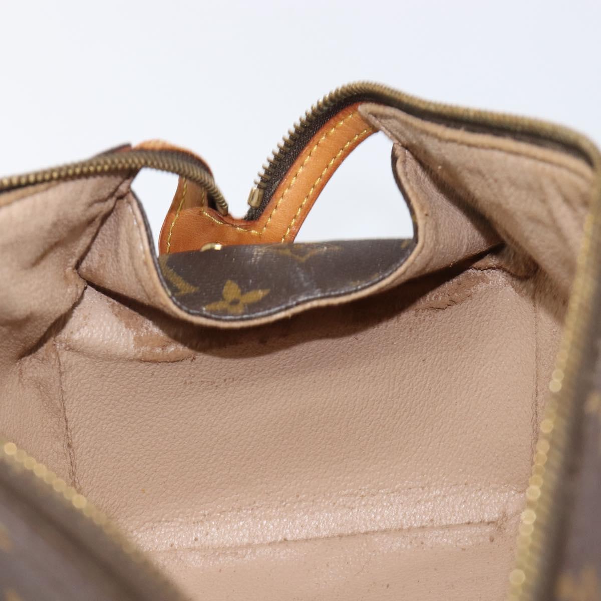 LOUIS VUITTON Monogram Trousse Pad Pression Cosmetic Pouch M47636 LV Auth 200800