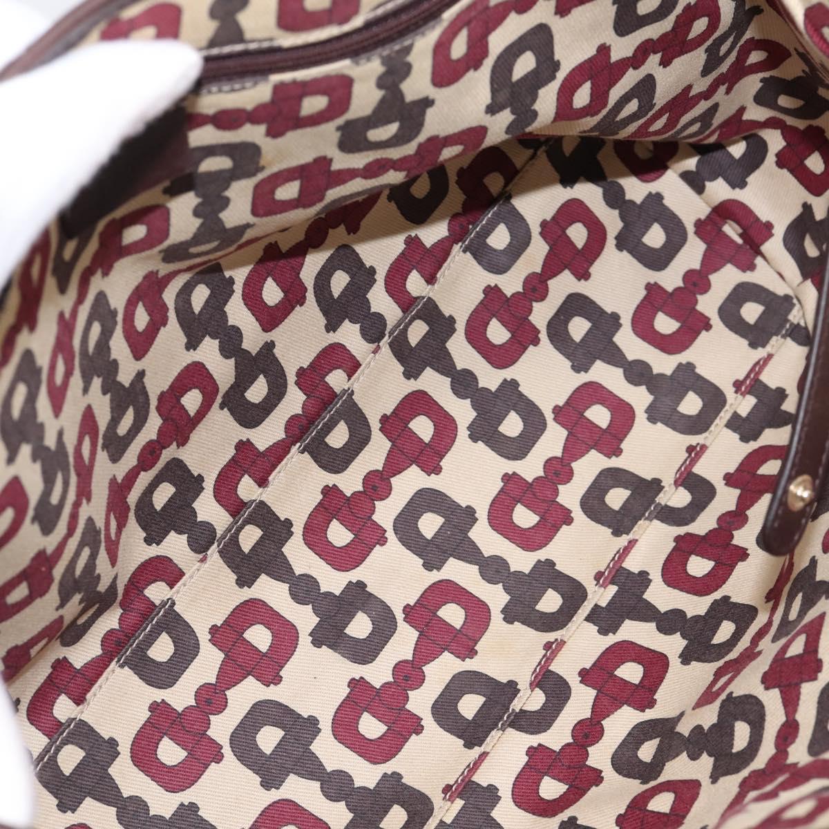 GUCCI GuccissimaGG Tote Bag Leather Dark Brown Gold Tone 163805 Auth 200808V