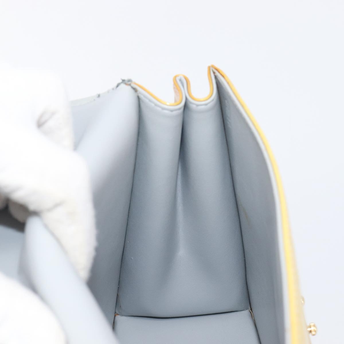 LOUIS VUITTON Monogram Vernis Spring Street Hand Bag Gris M91029 LV Auth 200809