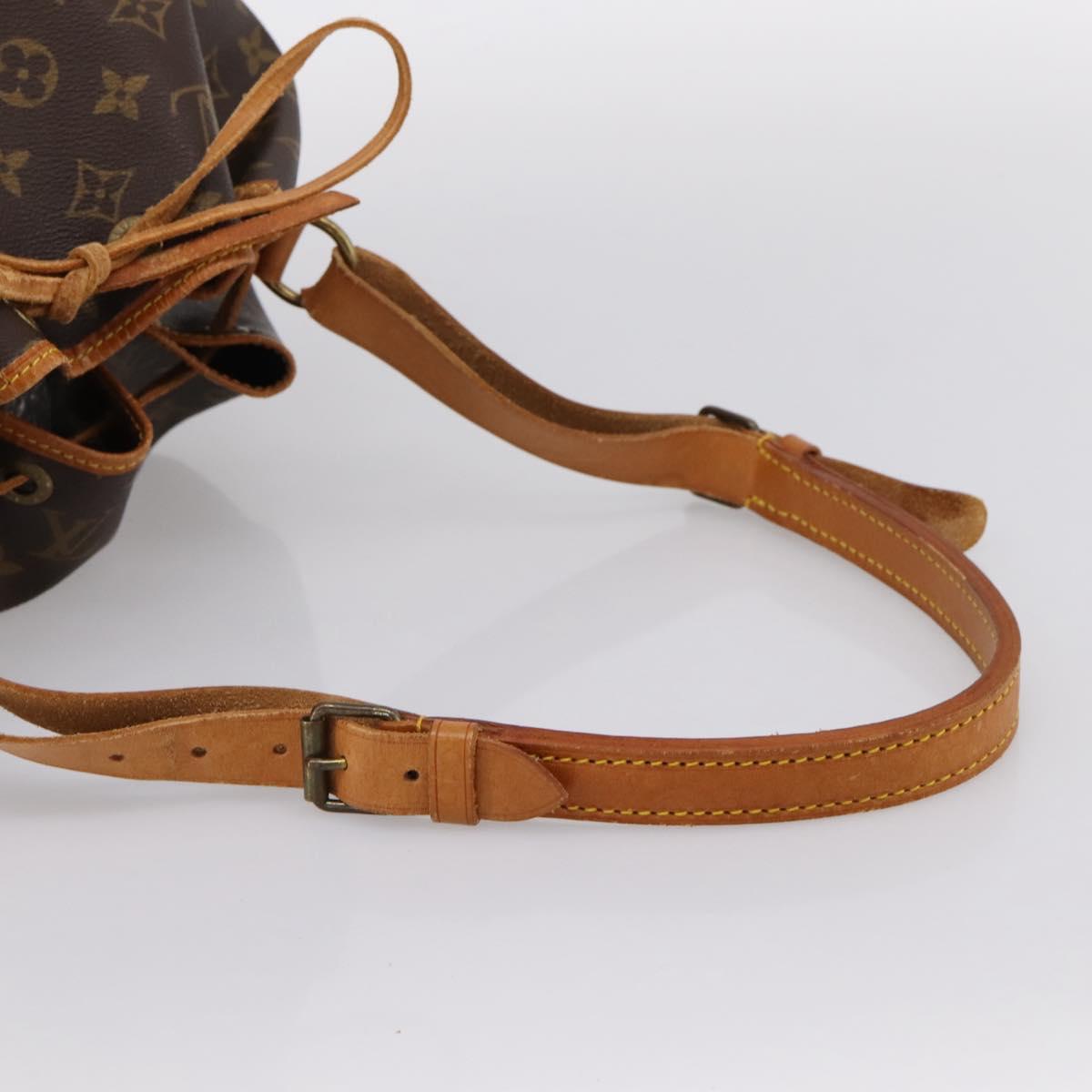 LOUIS VUITTON Monogram Petit Noe Shoulder Bag M42226 LV Auth 200813