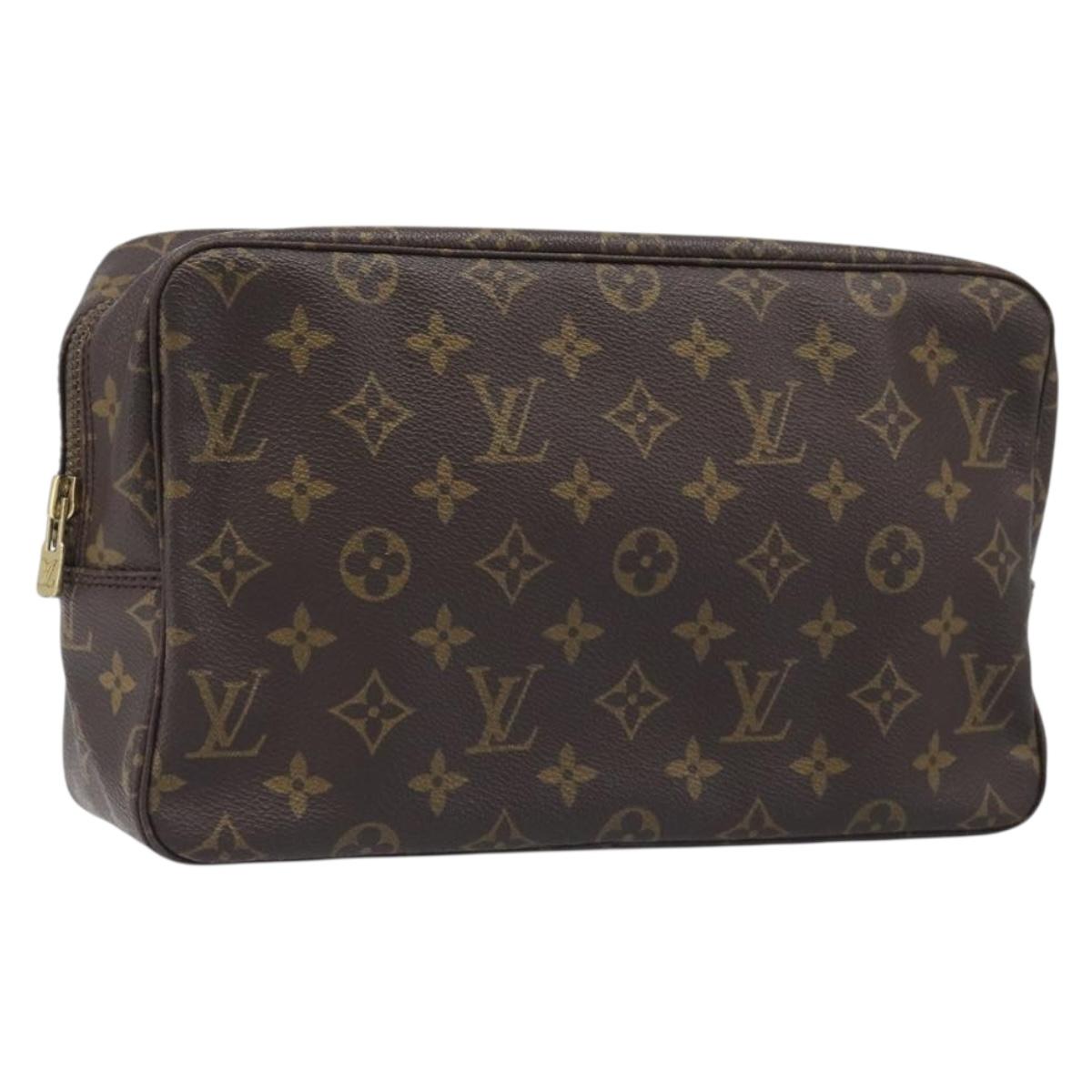 LOUIS VUITTON Monogram Trousse Toilette 28 Clutch Bag M47522 LV Auth 200829V