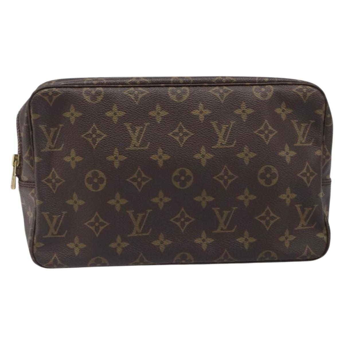 LOUIS VUITTON Monogram Trousse Toilette 28 Clutch Bag M47522 LV Auth 200829V