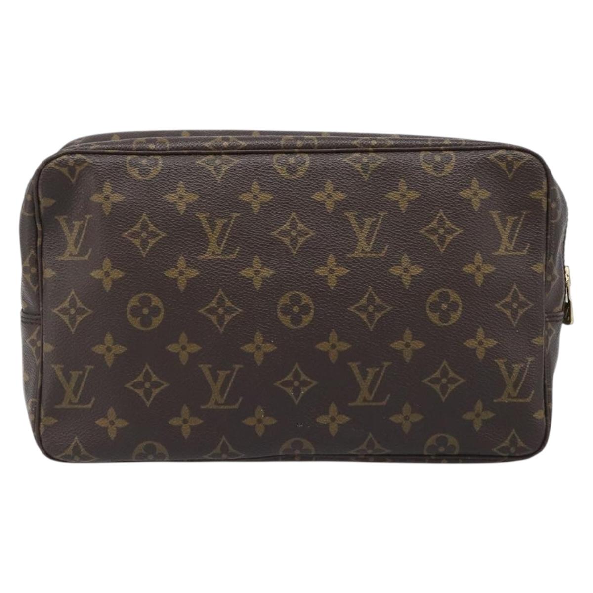 LOUIS VUITTON Monogram Trousse Toilette 28 Clutch Bag M47522 LV Auth 200829V