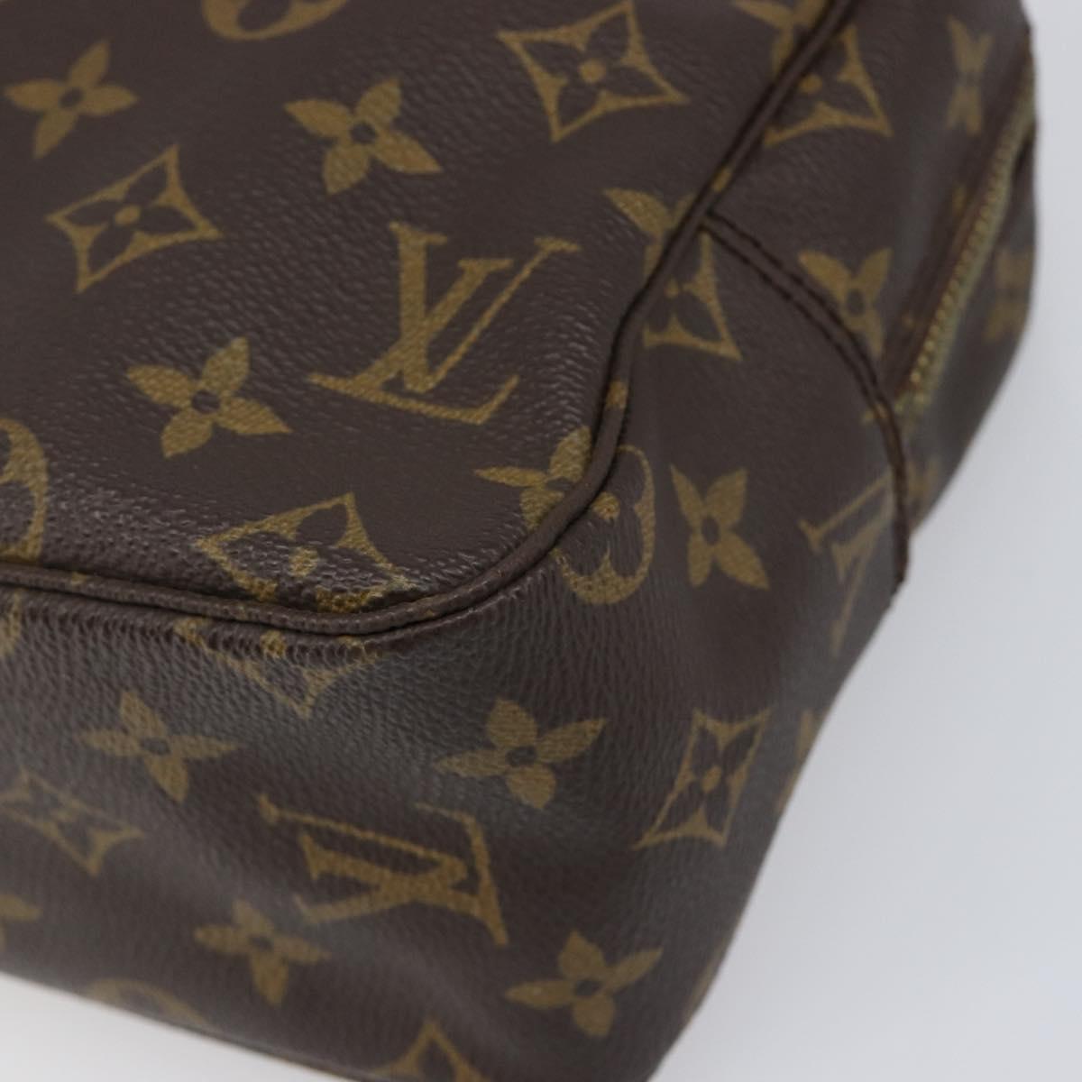 LOUIS VUITTON Monogram Trousse Toilette 28 Clutch Bag M47522 LV Auth 200829V