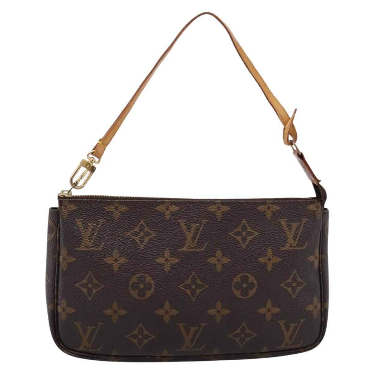 LOUIS VUITTON Monogram Pochette Accessoires Pouch M51980 LV Auth 200833