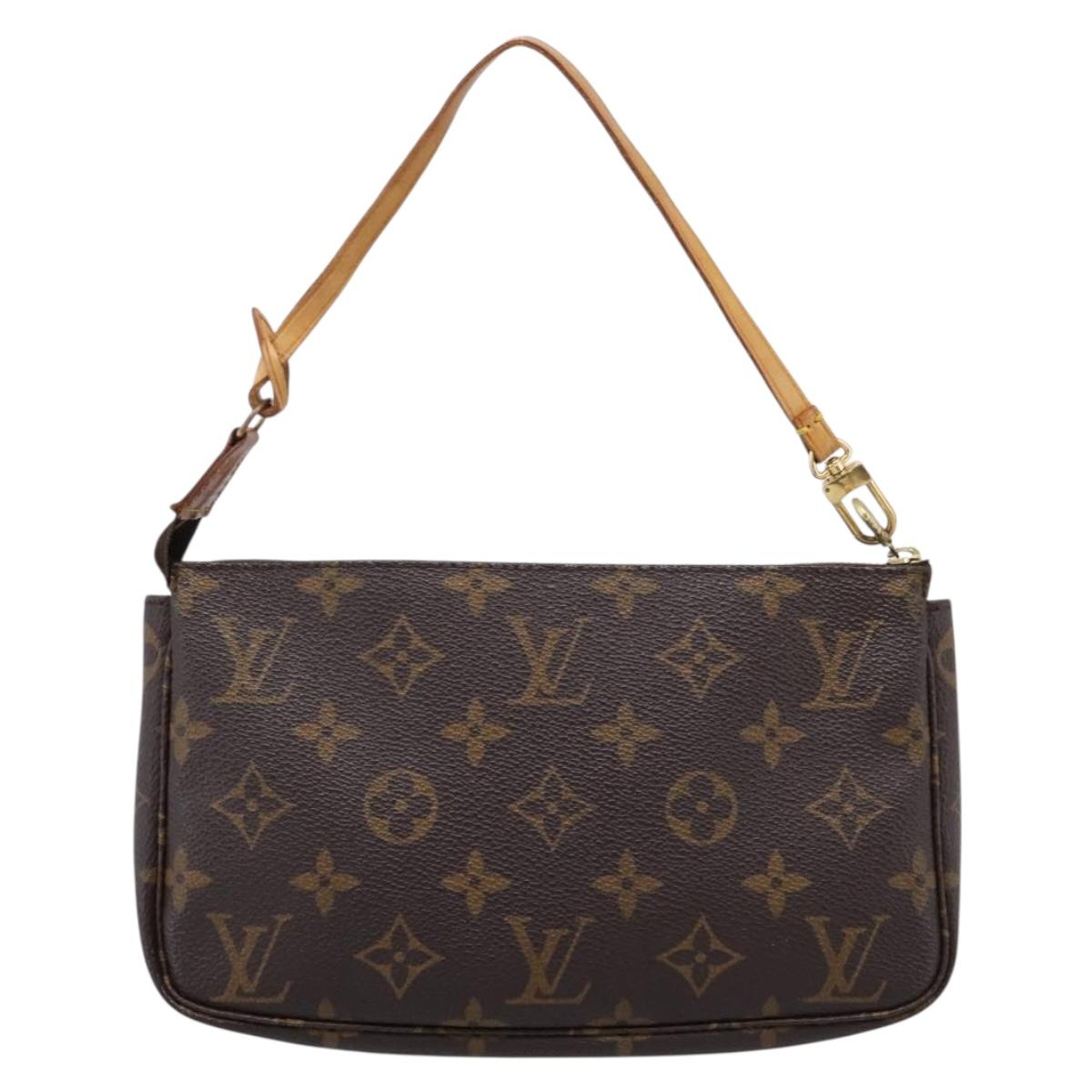 LOUIS VUITTON Monogram Pochette Accessoires Pouch M51980 LV Auth 200833