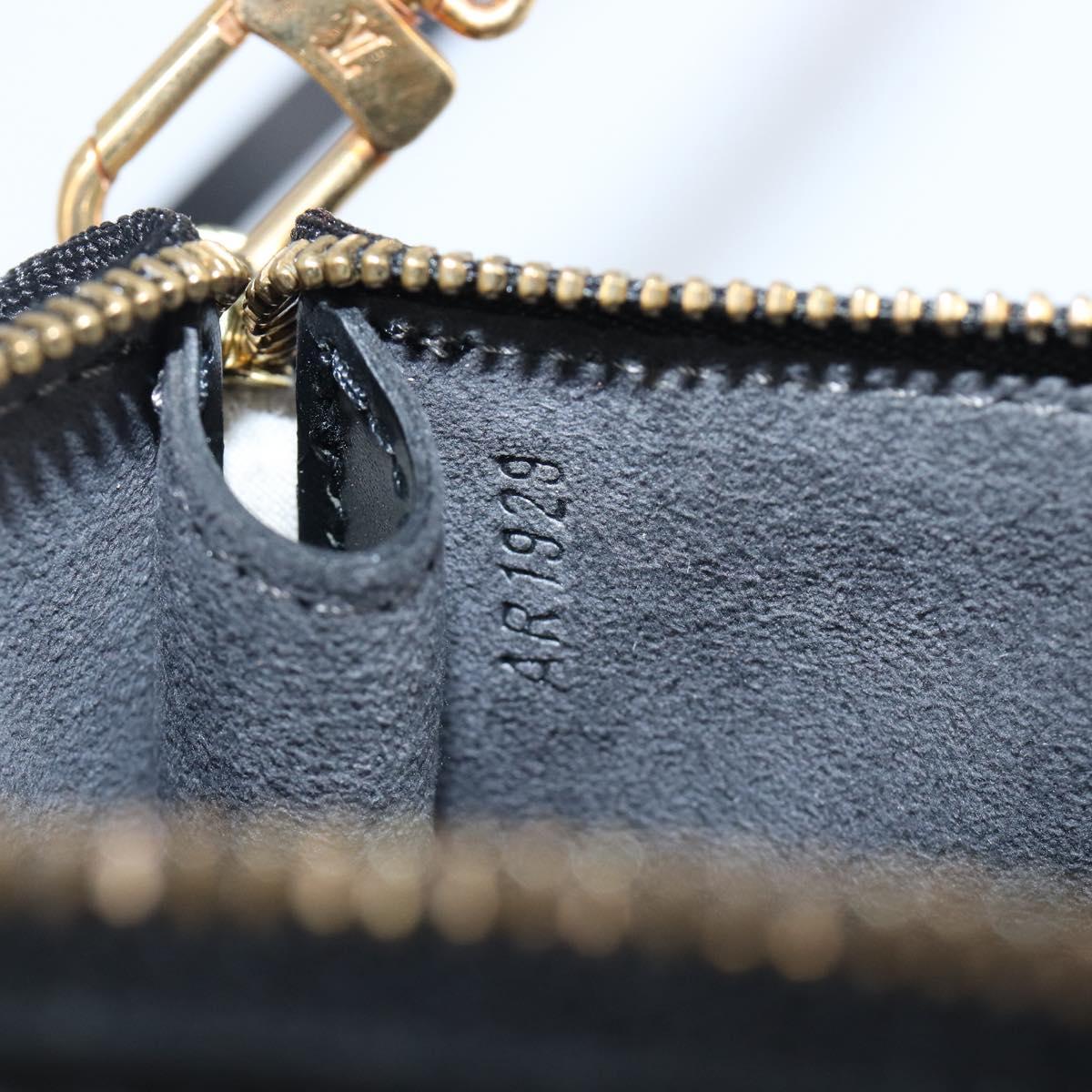 LOUIS VUITTON Epi Pochette Accessoires Pouch Black M52982 LV Auth 200836V