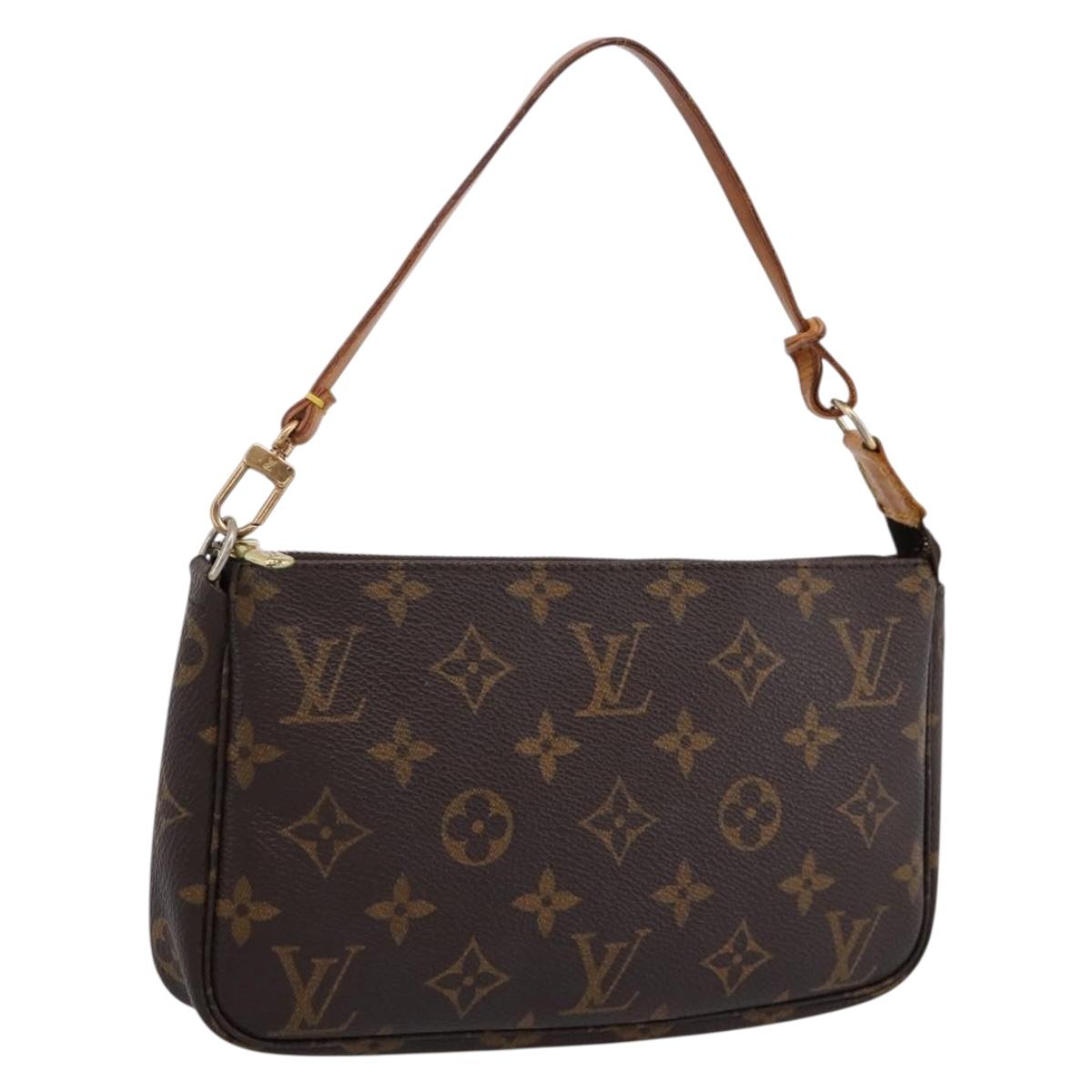 LOUIS VUITTON Monogram Pochette Accessoires Pouch M51980 LV Auth 200837