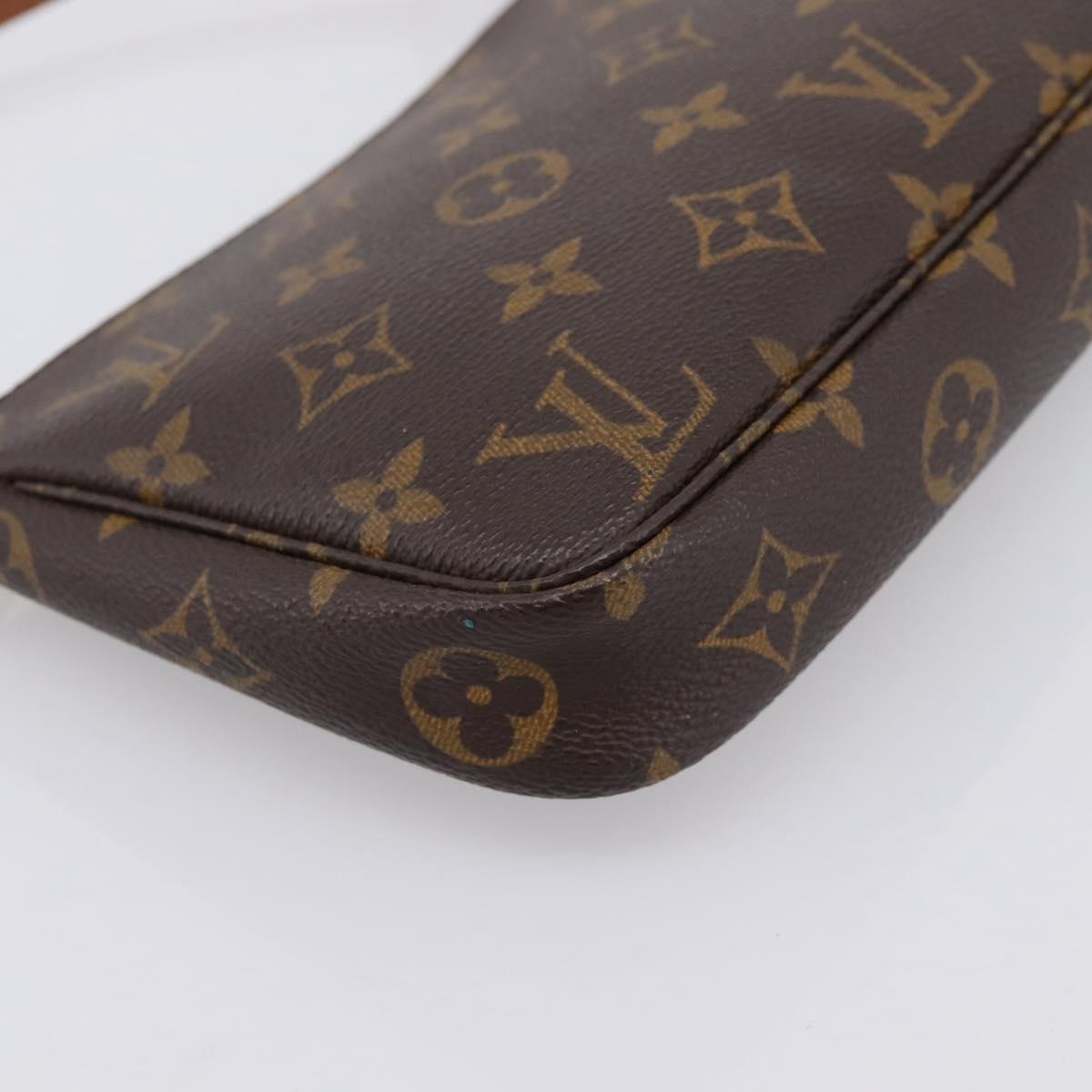 LOUIS VUITTON Monogram Pochette Accessoires Pouch M51980 LV Auth 200837