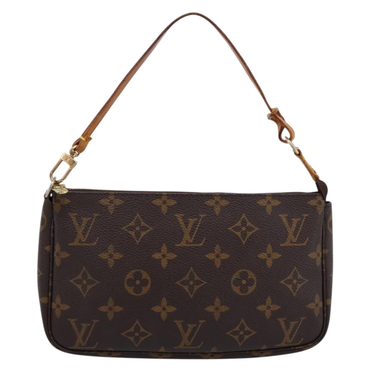 LOUIS VUITTON Monogram Pochette Accessoires Pouch M51980 LV Auth 200837