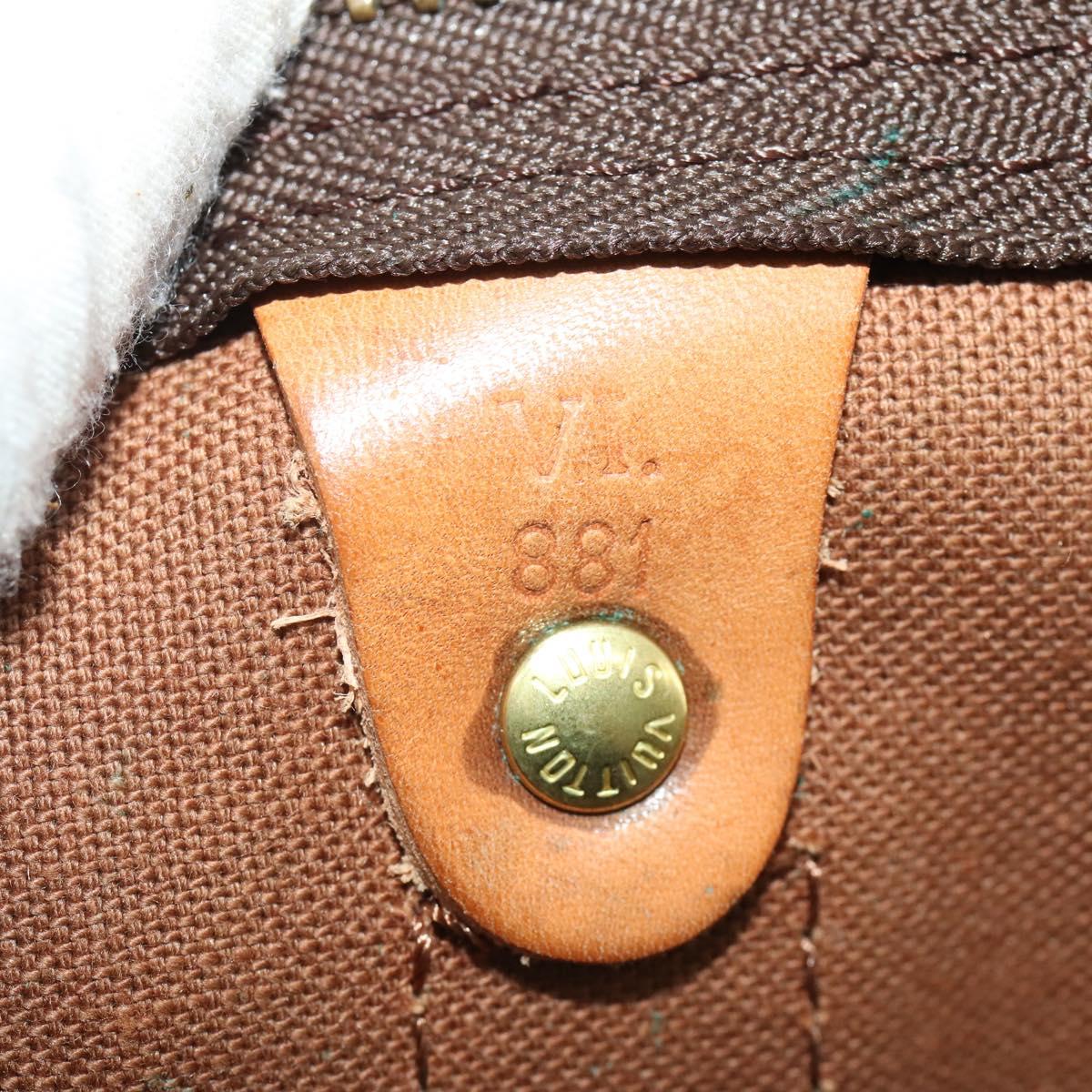 LOUIS VUITTON Monogram Keepall 50 Boston Bag M41426 LV Auth 200838V