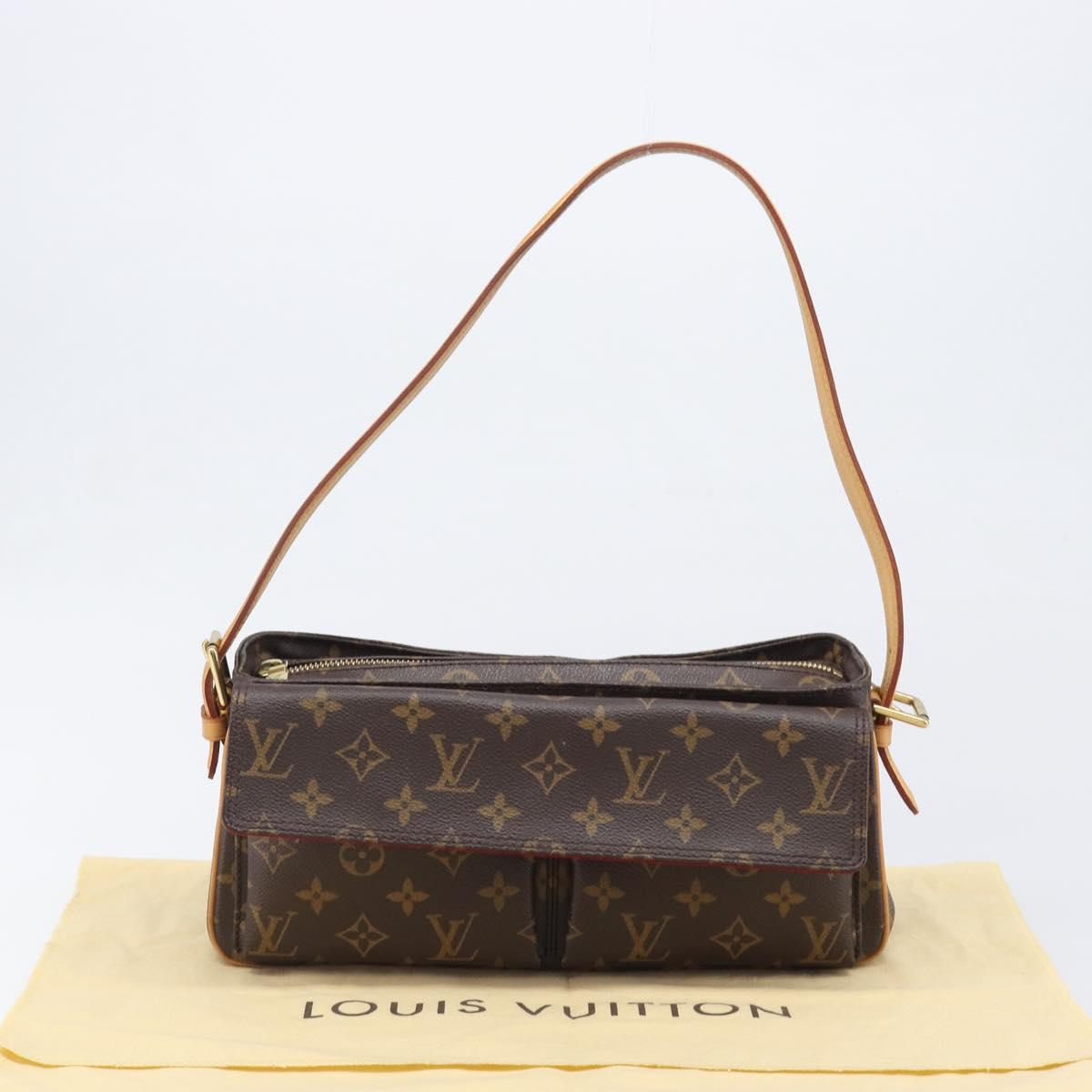 LOUIS VUITTON Monogram Viva Cite MM Shoulder Bag M51164 LV Auth 200839V